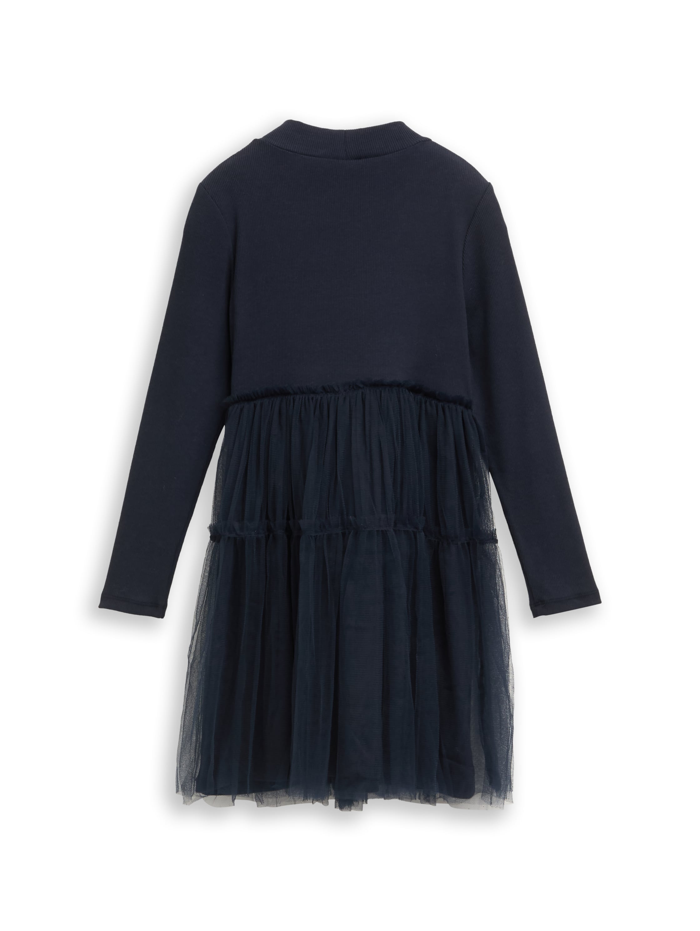 TOM TAILOR Strickkleid Ohne Taschen mit Tüll-Rock