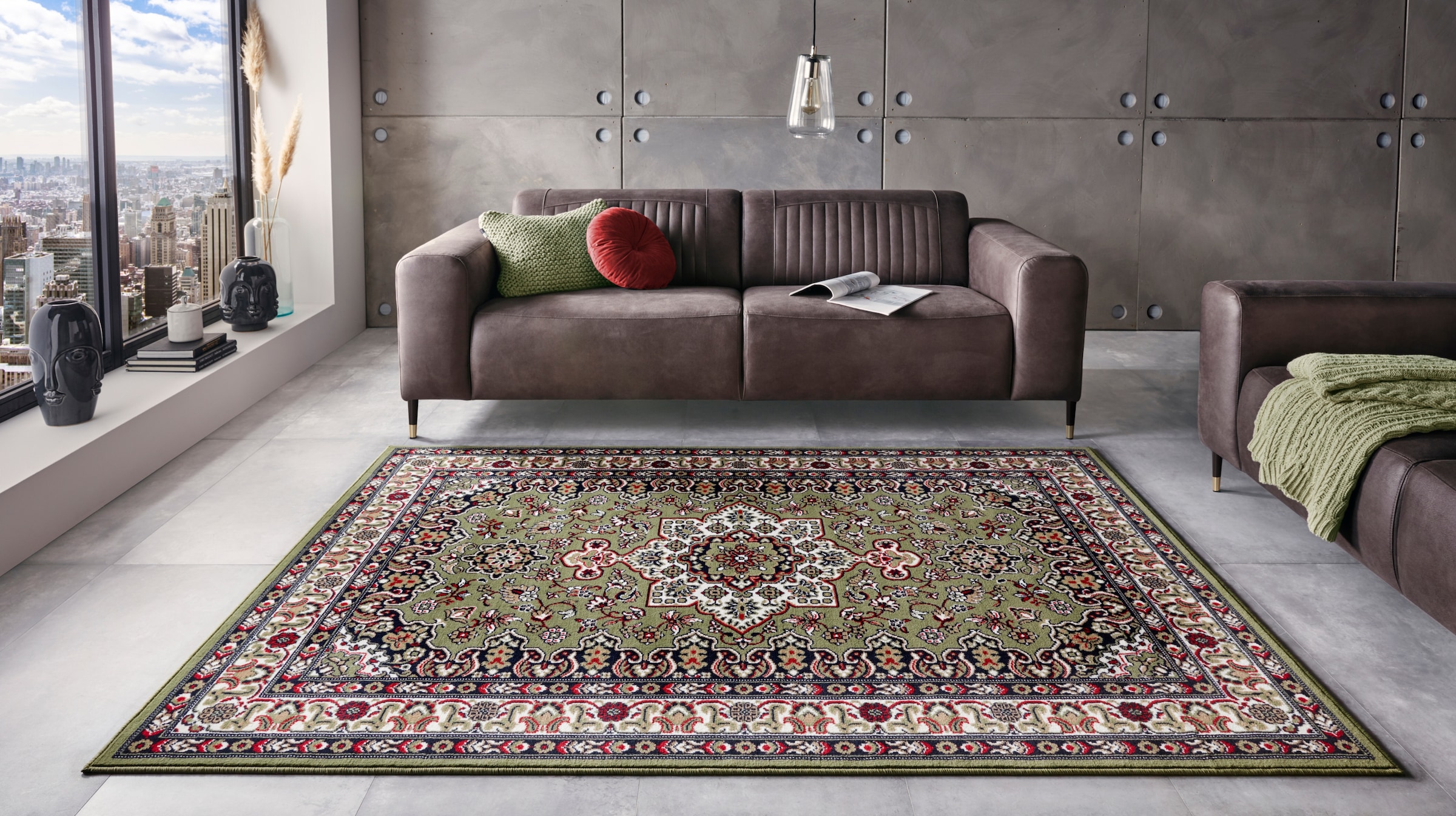 HANSE Home Teppich »Parun Täbriz« rechteckig 9 mm Höhe Kurzflor, Orient, Lä günstig online kaufen