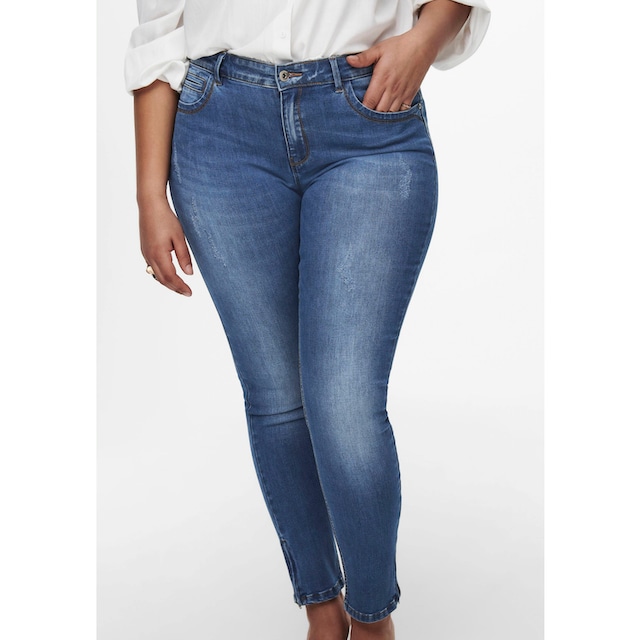 Beinabschluss CARMAKOMA online Reißverschluss am mit Skinny-fit-Jeans, ONLY kaufen