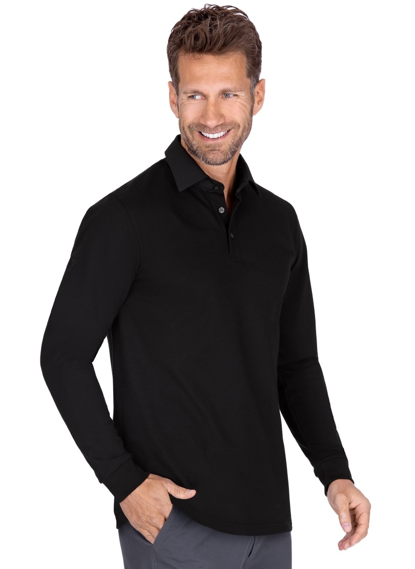 Hemdkragen« Business mit kaufen Poloshirt »TRIGEMA Trigema Langarm-Polo