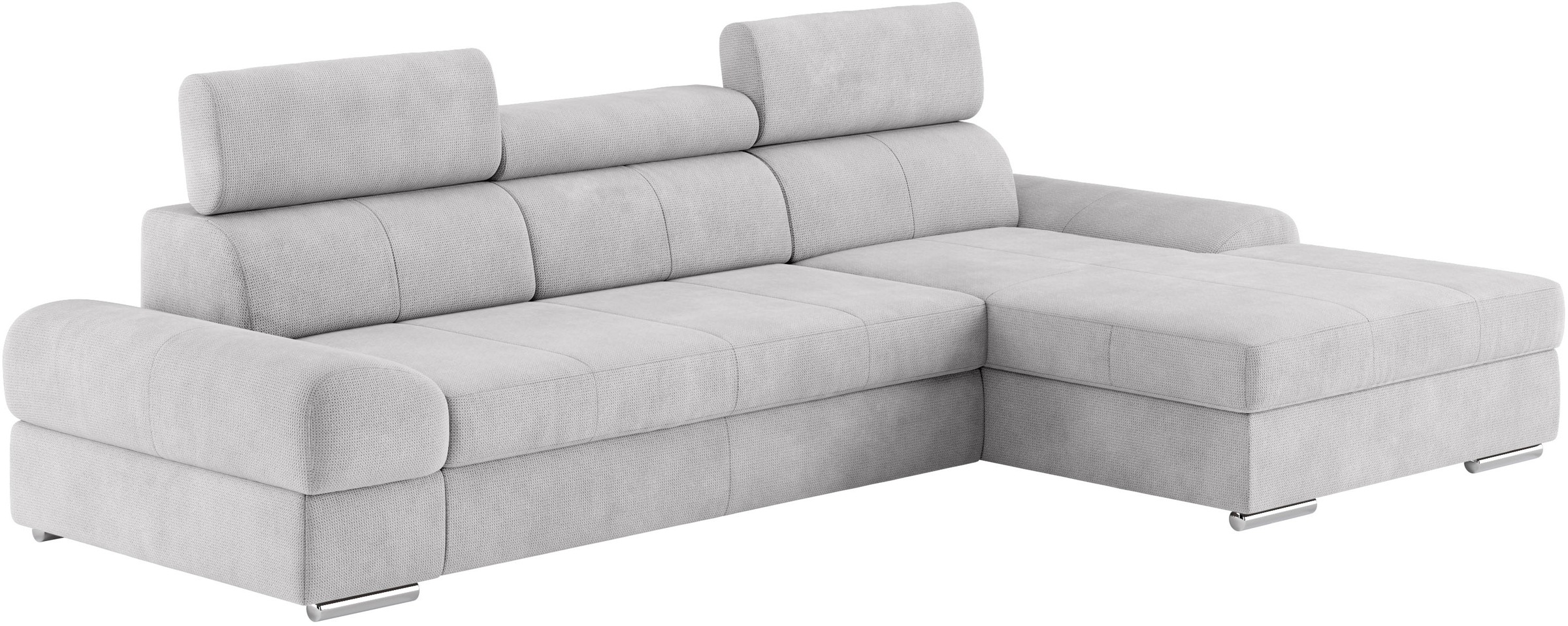 sit&more Ecksofa »Broadway L-Form«, inklusive Kopfteilverstellung, wahlweise mit Bettfunktion