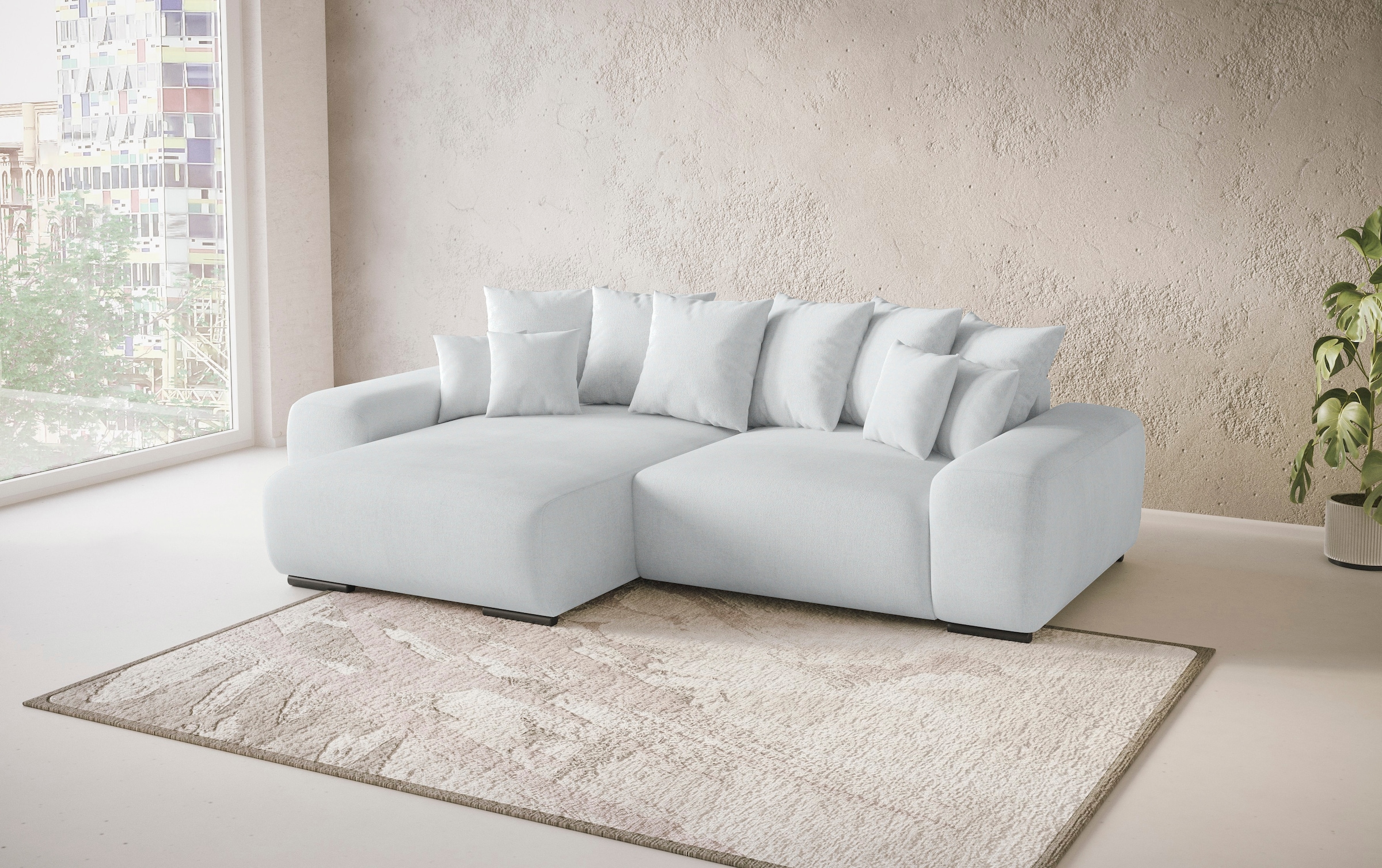 Home affaire Ecksofa "Sundance II, L-Form", mit DuraSpring-Taschenfederkern günstig online kaufen