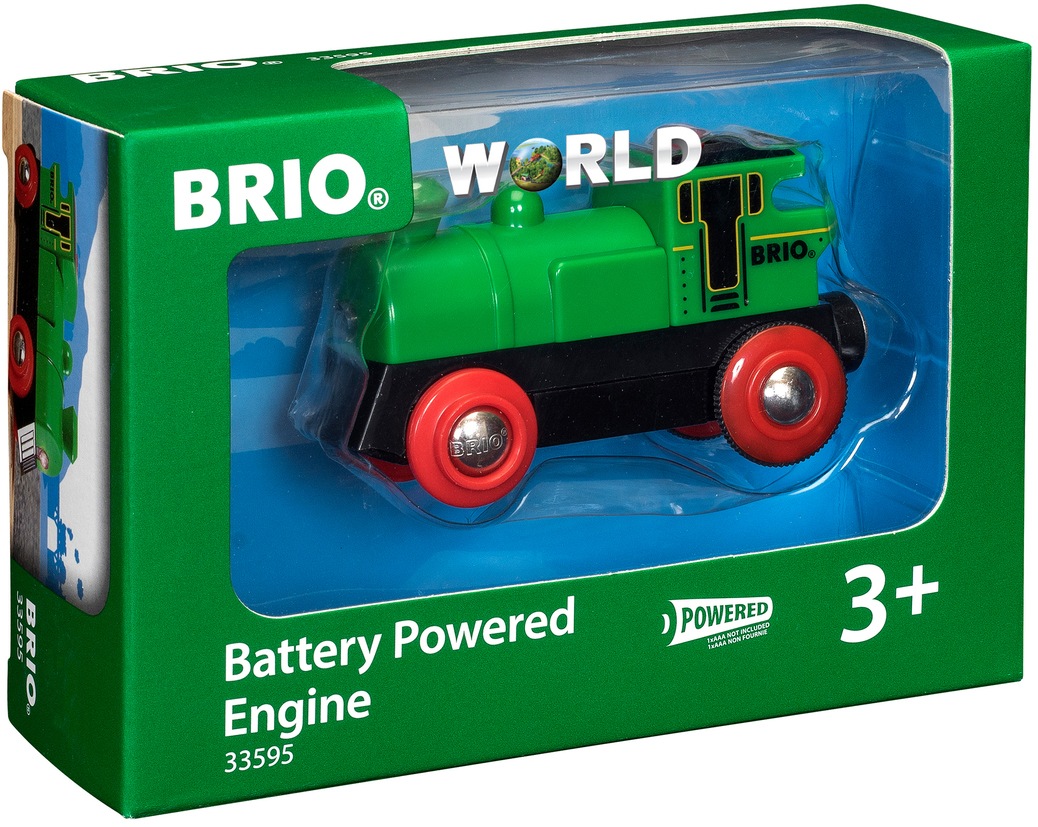BRIO® Spielzeug-Eisenbahn »BRIO® WORLD, Speedy Green Batterielok«, mit LichtfunktionMade in Europe, FSC® - schützt Wald - weltweit