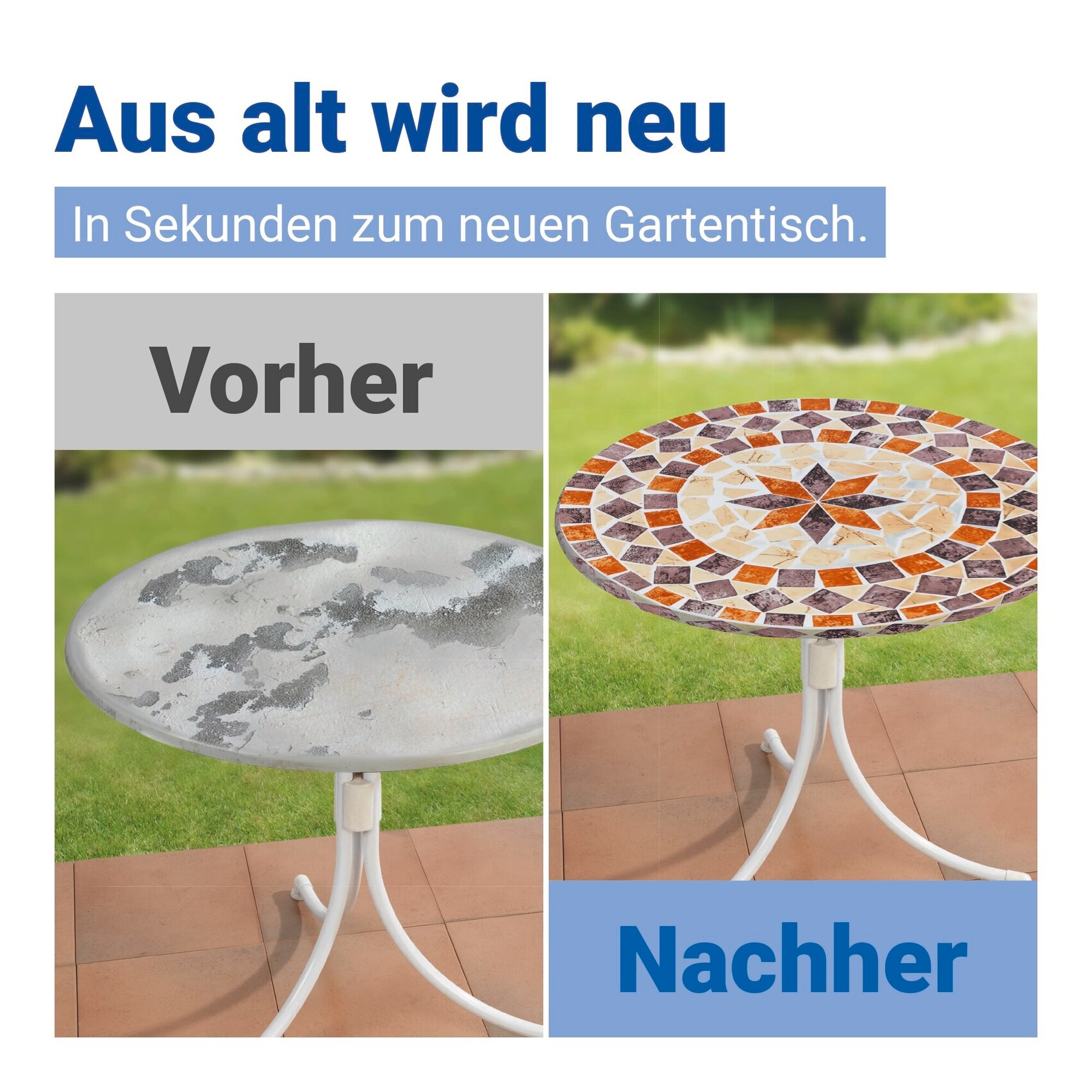 Maximex Gartentischdecke »Spann-Tischdecke« Ø 85-105 cm, abwaschbar, wetterfest