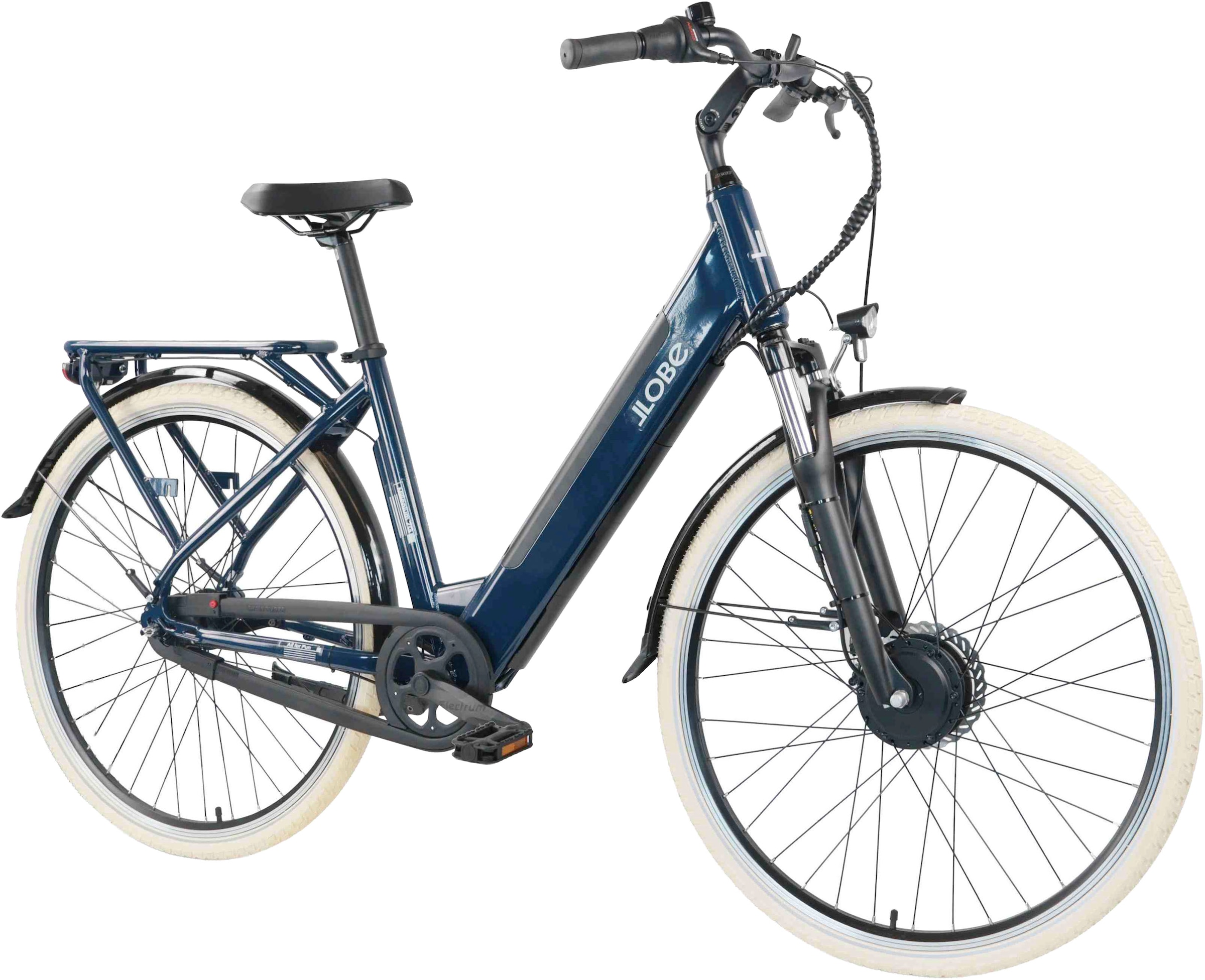 LLobe »City E-Bike 28" Millenium 7G« 7 Gang Nabenschaltung Frontmotor 250 W