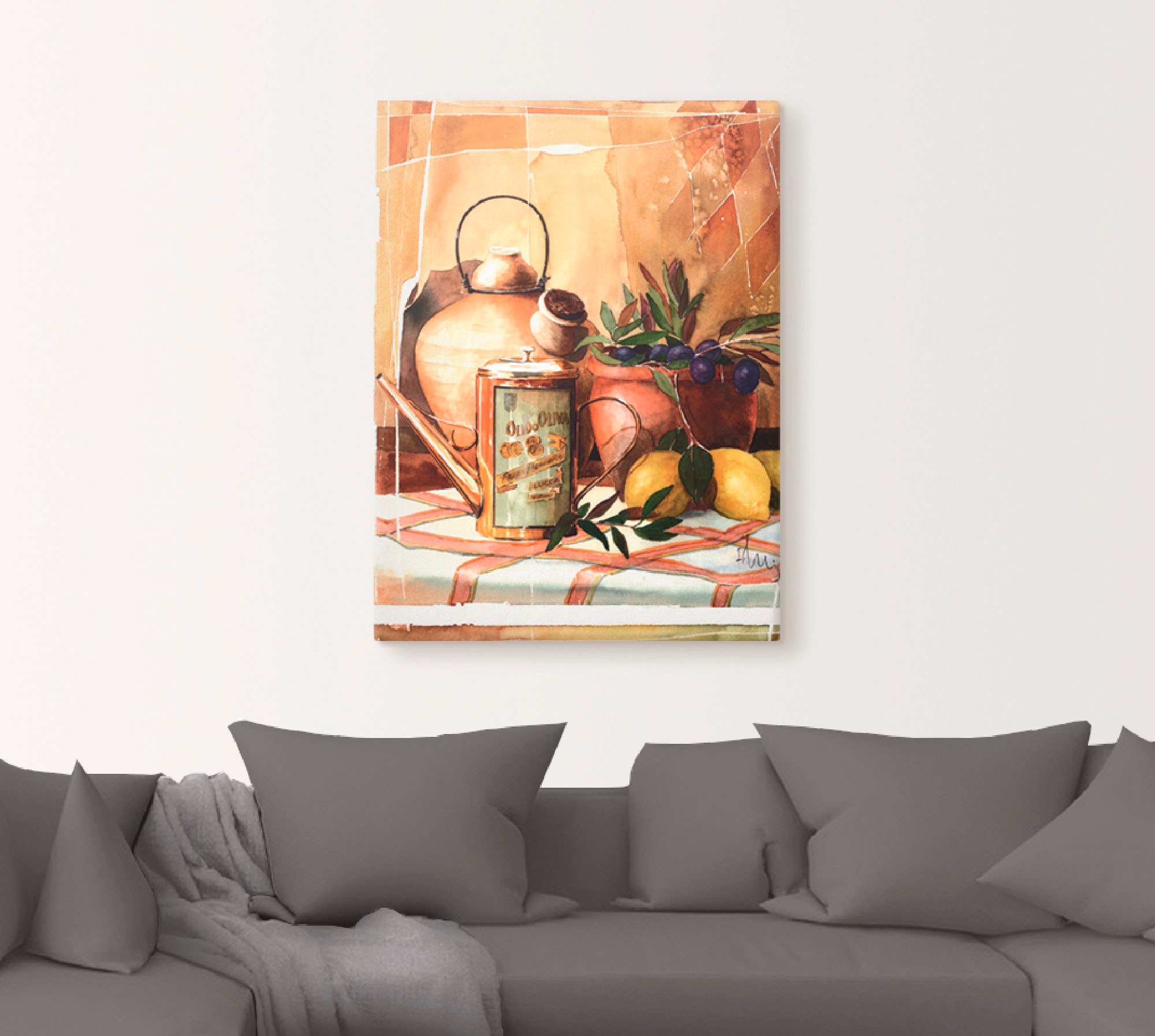 Artland Wandbild »Olivenöl«, Arrangements, (1 St.), als Leinwandbild,  Wandaufkleber oder Poster in versch. Größen online kaufen