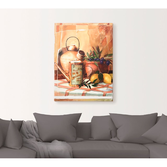 Artland Wandbild »Olivenöl«, Arrangements, (1 St.), als Leinwandbild,  Wandaufkleber oder Poster in versch. Größen online kaufen