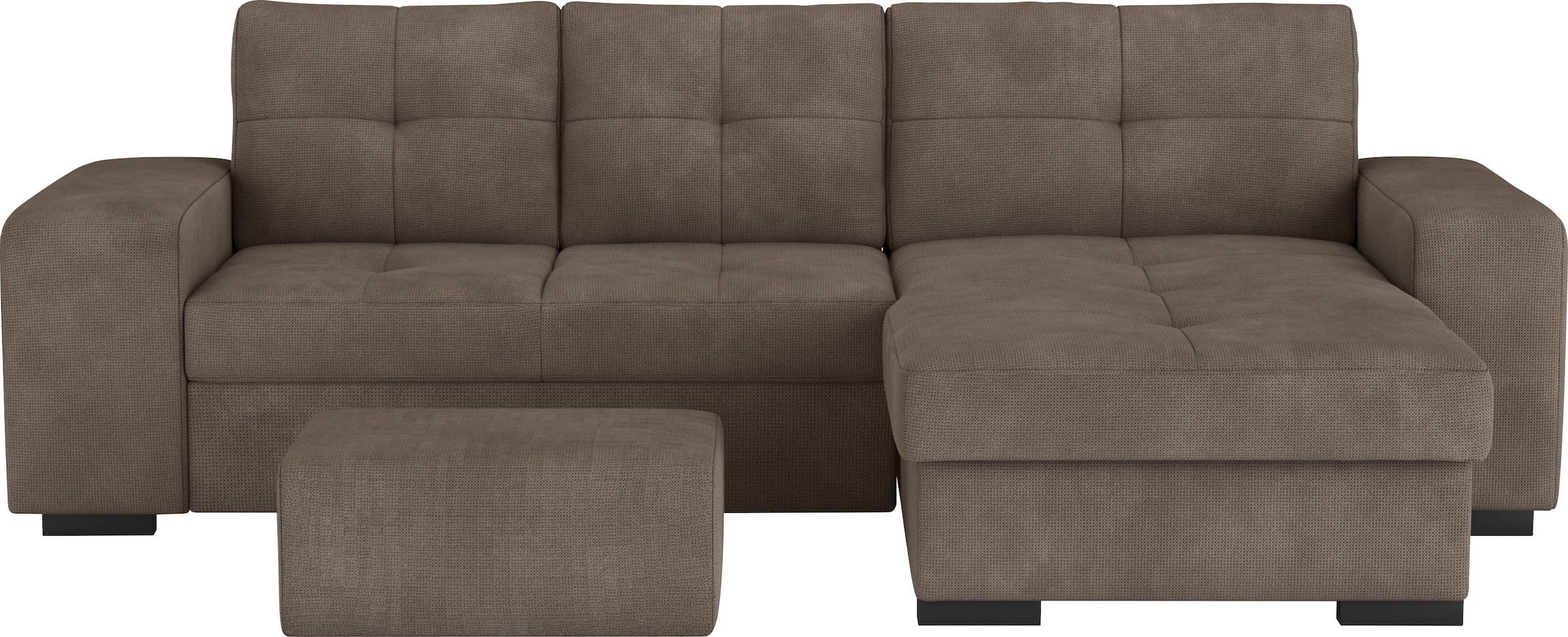 COTTA Ecksofa »Mattina L-Form«, mit Hocker, wahlweise mit Bettfunktion & Be günstig online kaufen