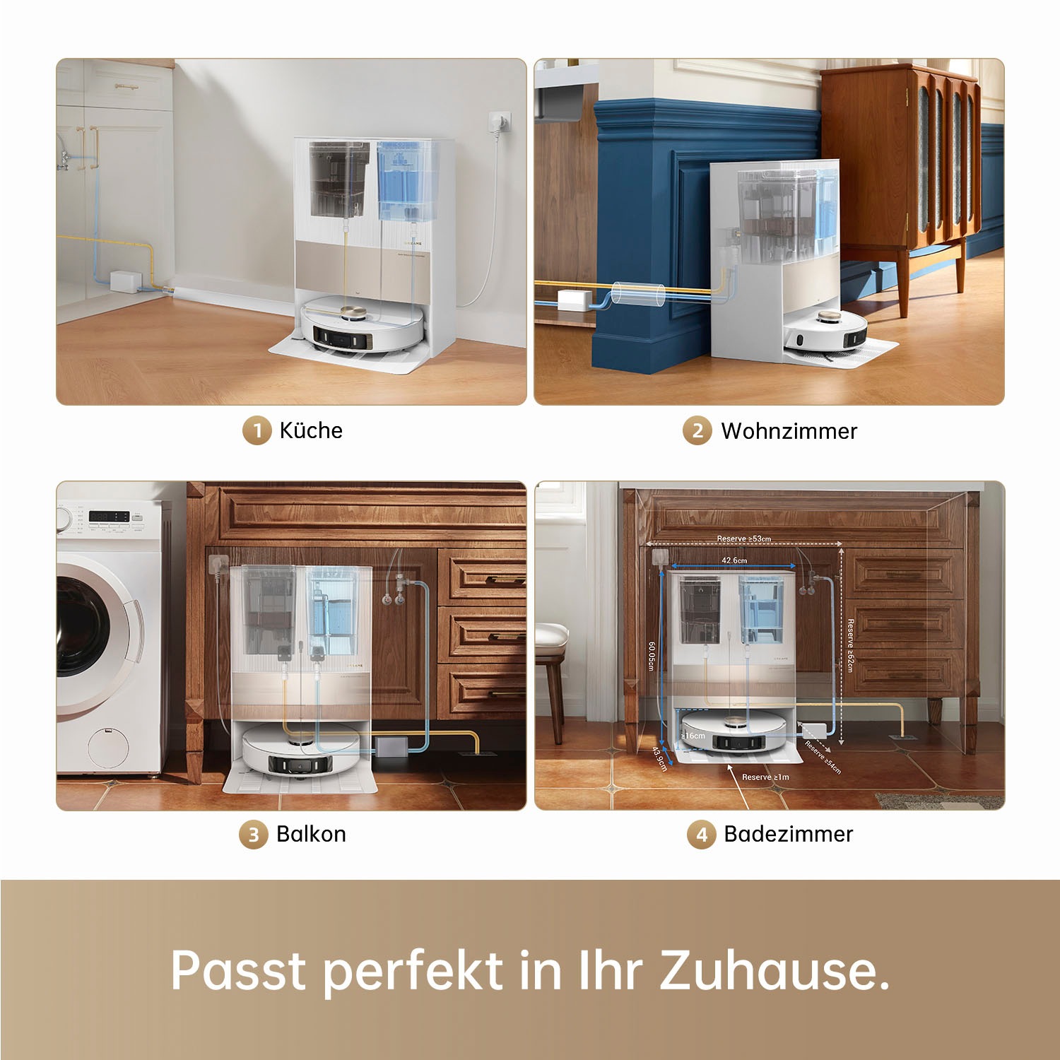 Dreame Staubsaugerrohr »Wasseranschluss-Kit für den L20 Ultra/L20 Complete«