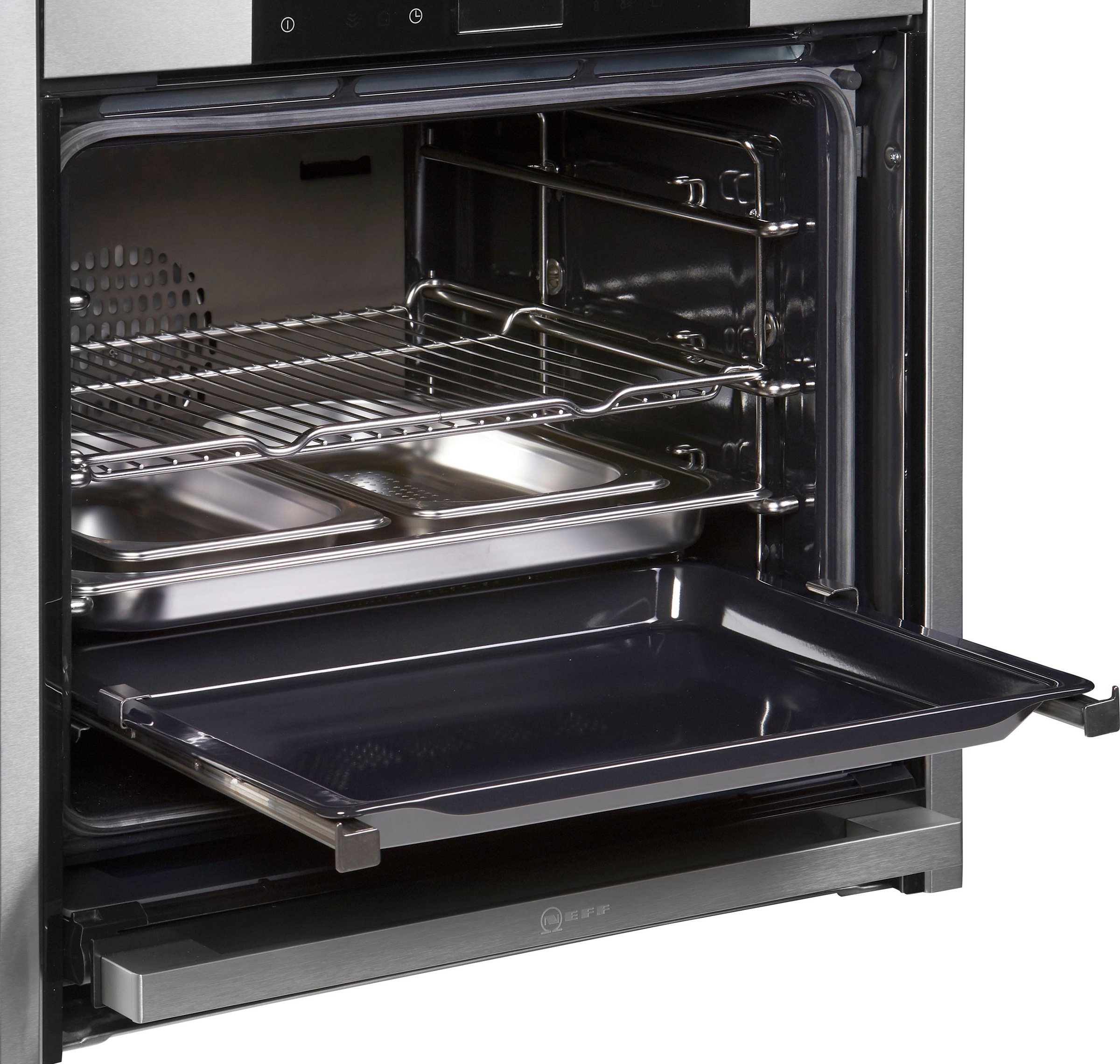 7. Bild von NEFF Dampfbackofen »B45FS24N0«, N 90, B45FS24N0, mit Vollauszug, easyClean, mit Slide&Hide®