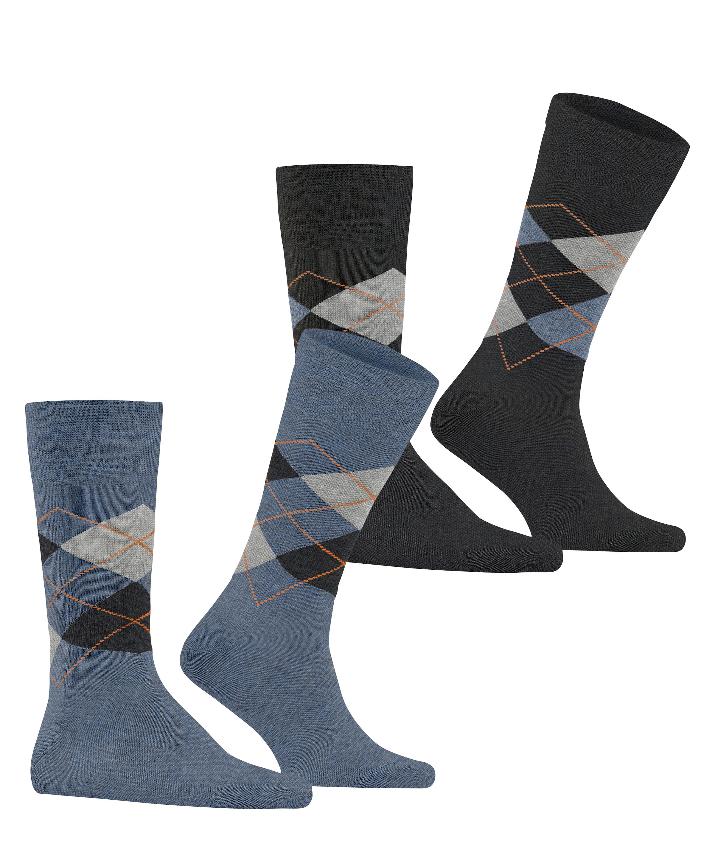 Burlington Socken »Everyday Argyle« 2 Paar,  atmungsaktiv