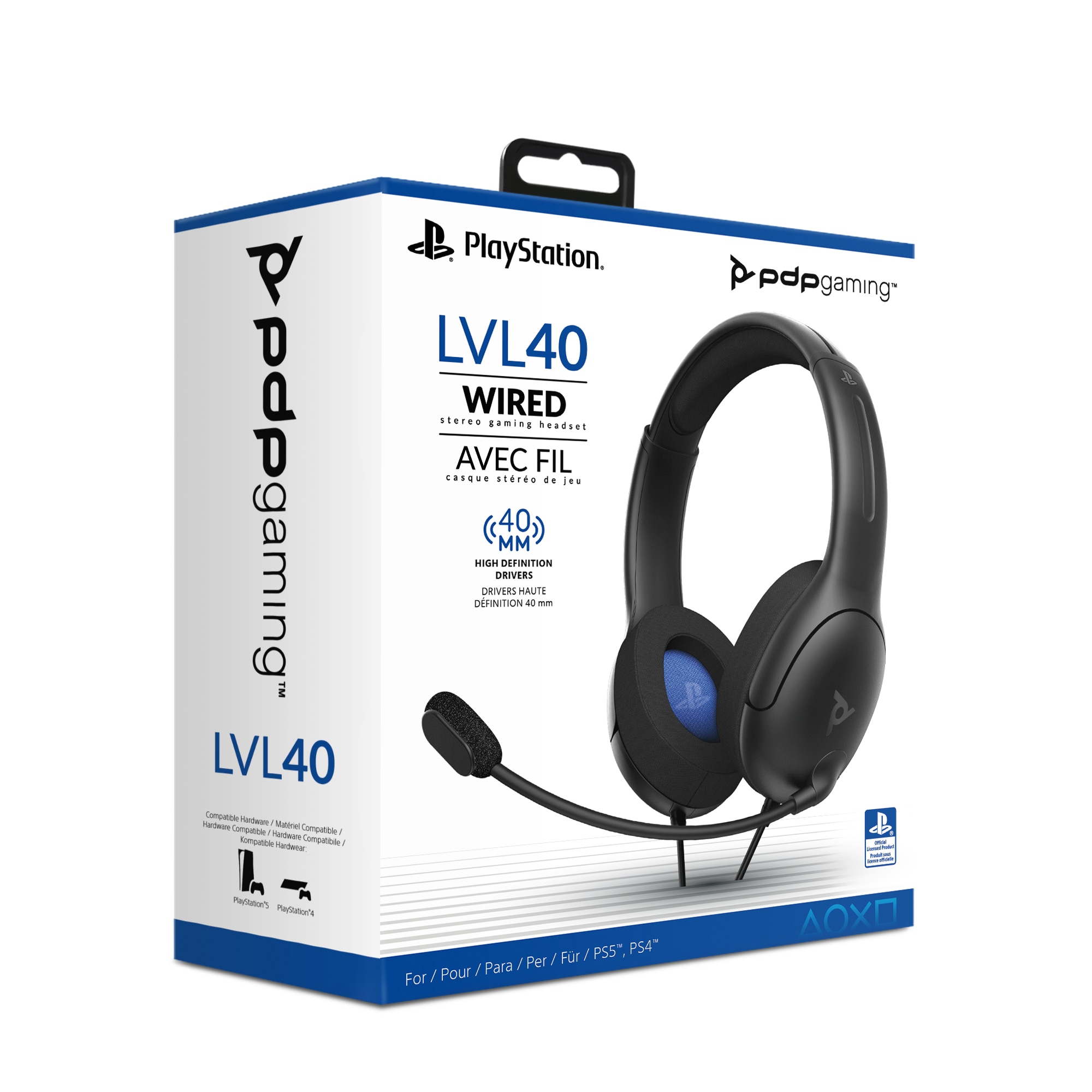 PDP - Performance Designed Products Kopfhörer »PDP Headset LVL40 Stereo für  Playstation 4/5« auf Rechnung bestellen