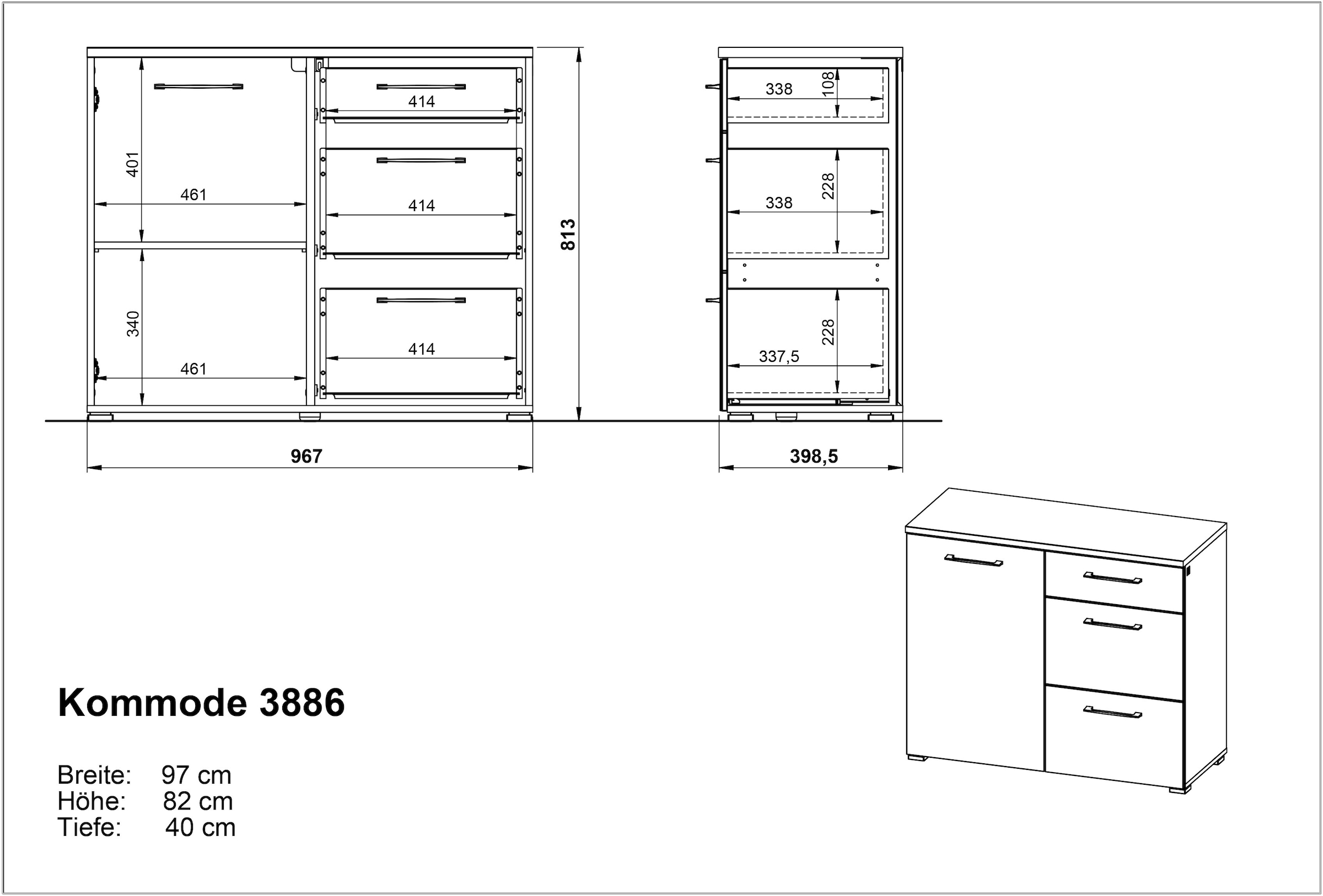 GERMANIA Schuhschrank