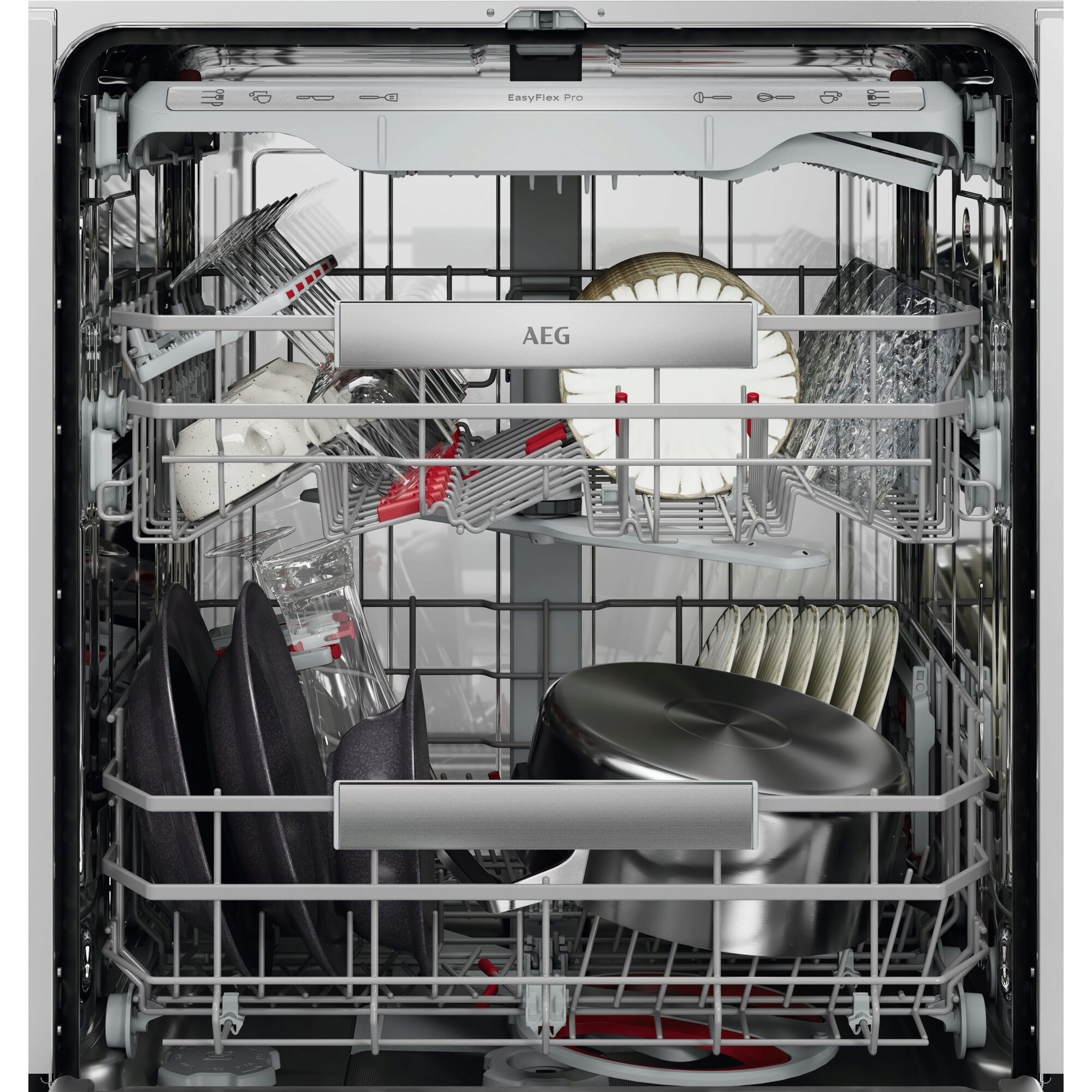 AEG vollintegrierbarer Geschirrspüler Serie 9000, 60 cm, WiFi »GI9210X2CT« 14 tlg. Maßgedecke Flüsterleise Spülmaschine 35 dB nur 8,4 l Verbrauch & EEK A-10 %