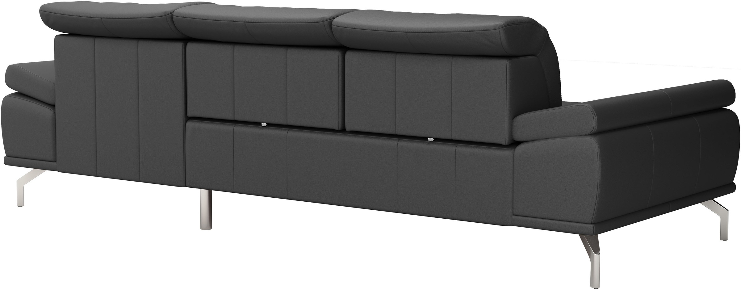 Places of Style Ecksofa »Caluna«, Inkl.Sitztiefenverstellung, wahlweise mit Kopf- und Armteilverstellung