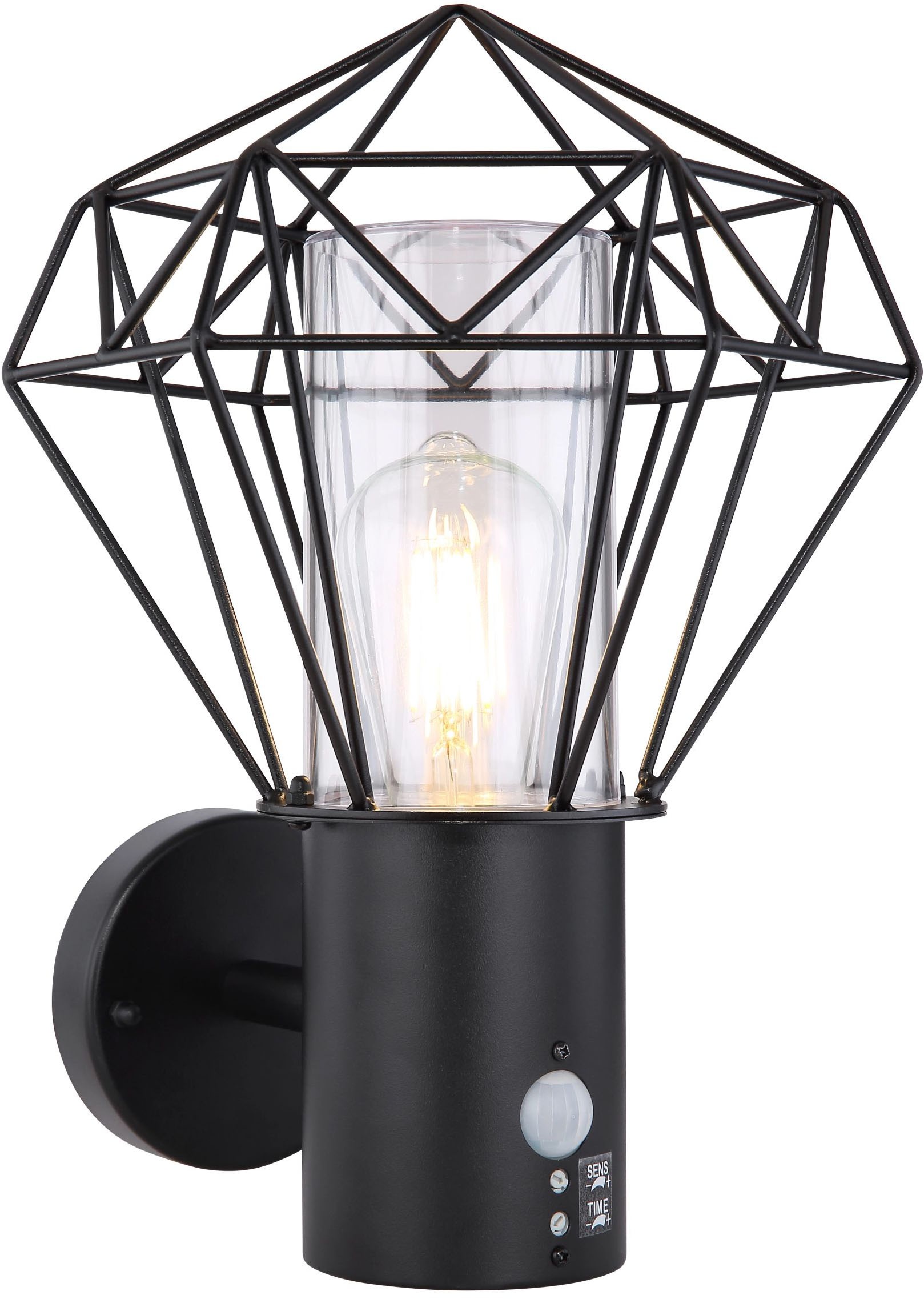 GLOBO LIGHTING Außen-Wandleuchte »HORACE«, Leuchtmittel E27   LED wechselba günstig online kaufen