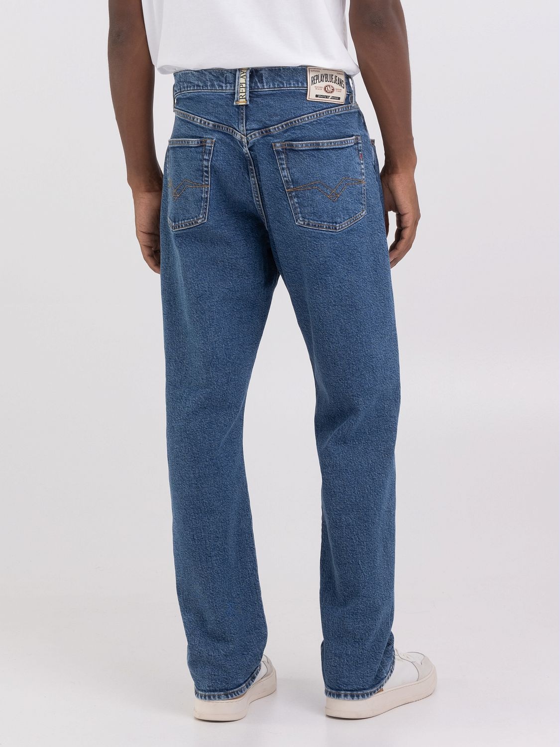Replay Straight-Jeans »M9Z1 9Zero1 90´s Straight Fit« mit Washed-Look