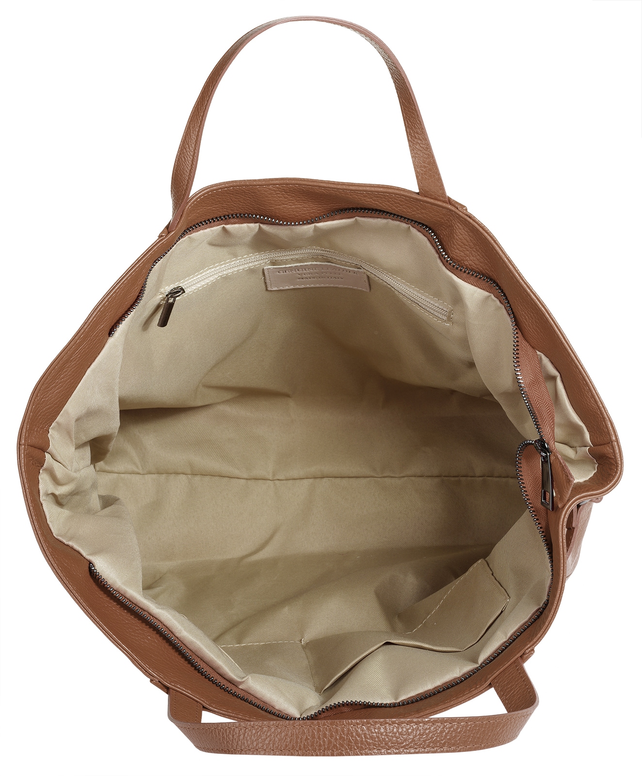 Samantha Look Shopper echt Leder, Made in Italy