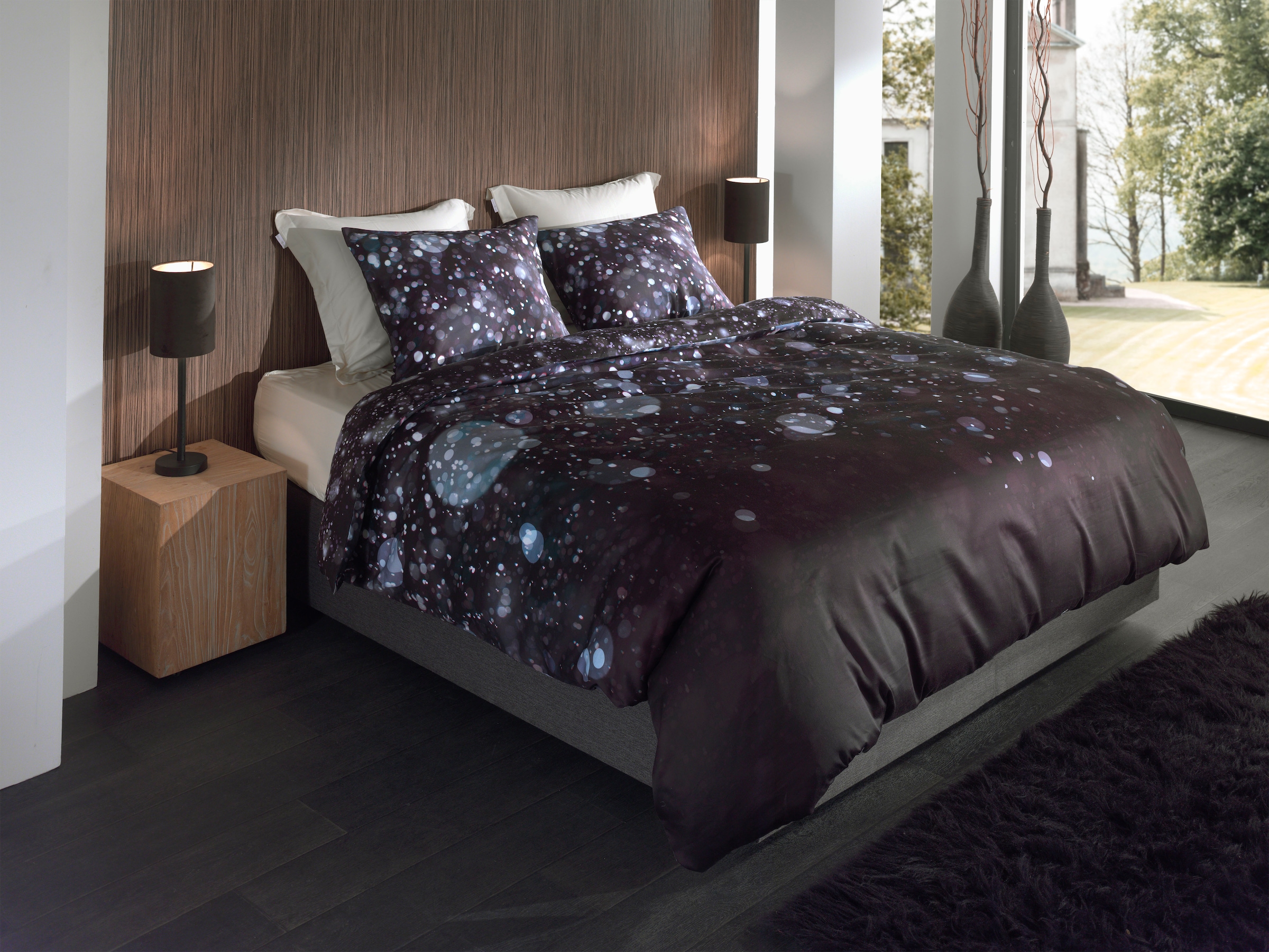 Heckett & Lane Bettwäsche »Gabin« 2 Stk. tlg. 100% Baumwolle, hochwertiges Mako-Satin, Bettwäsche ab 135x200 cm.