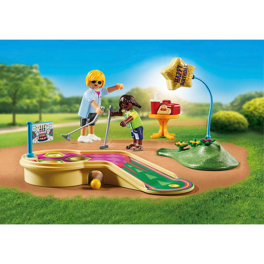 Playmobil® Konstruktions-Spielset »Minigolf (71449), Family Fun«, (33 St.)