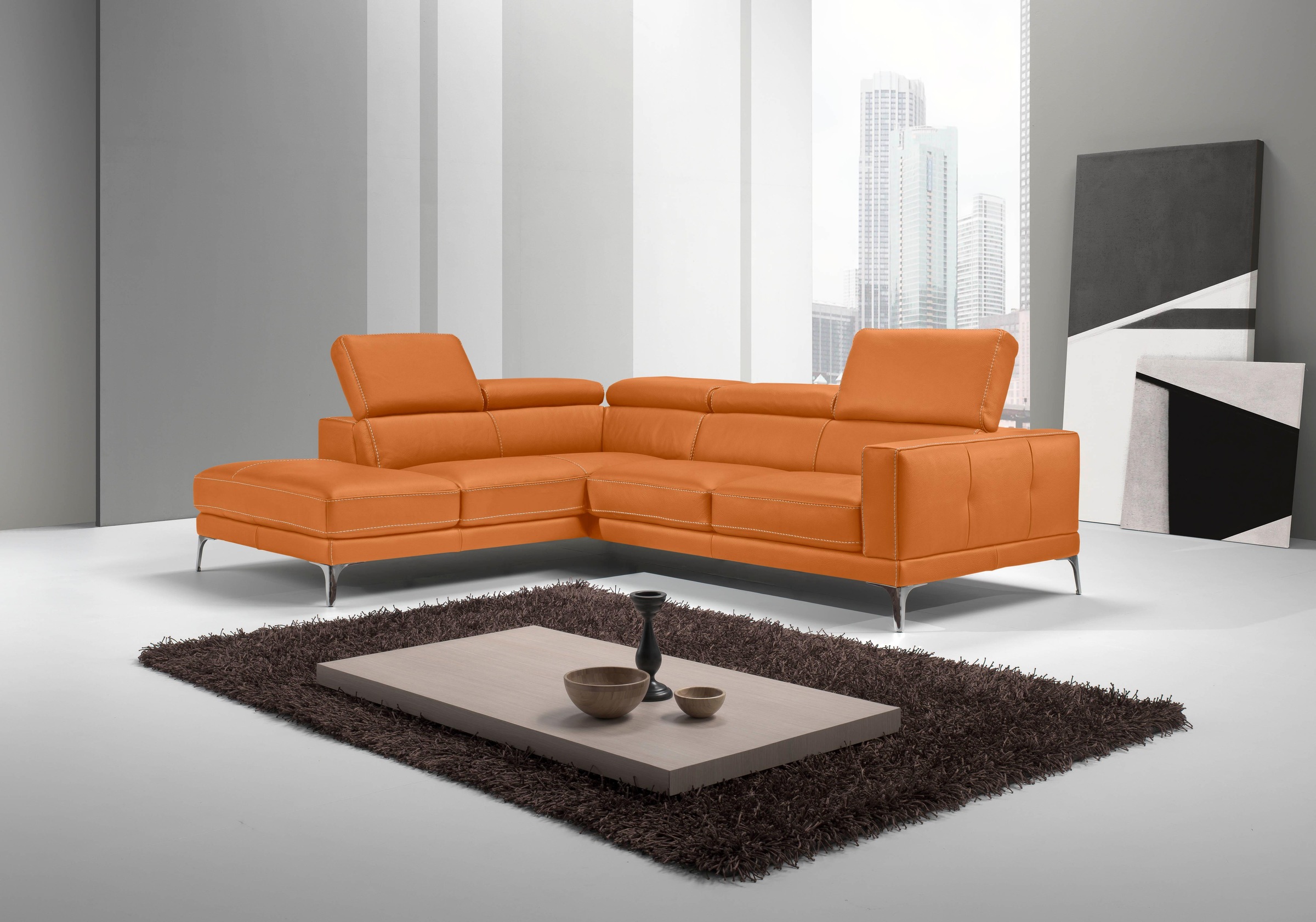 Egoitaliano Ecksofa »Claudie, Designsofa mit extrakomfortablem Sitzkomfort« günstig online kaufen