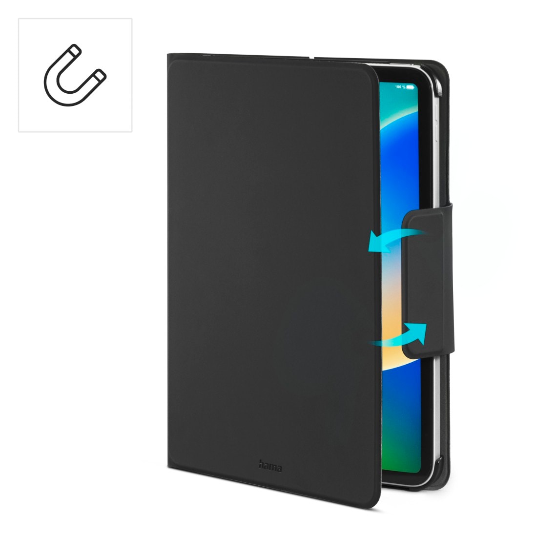 Hama Tablet-Hülle »Tablet-Hülle mit Tastatur für Apple iPad Air 13" (2024, Stiftehalter)«