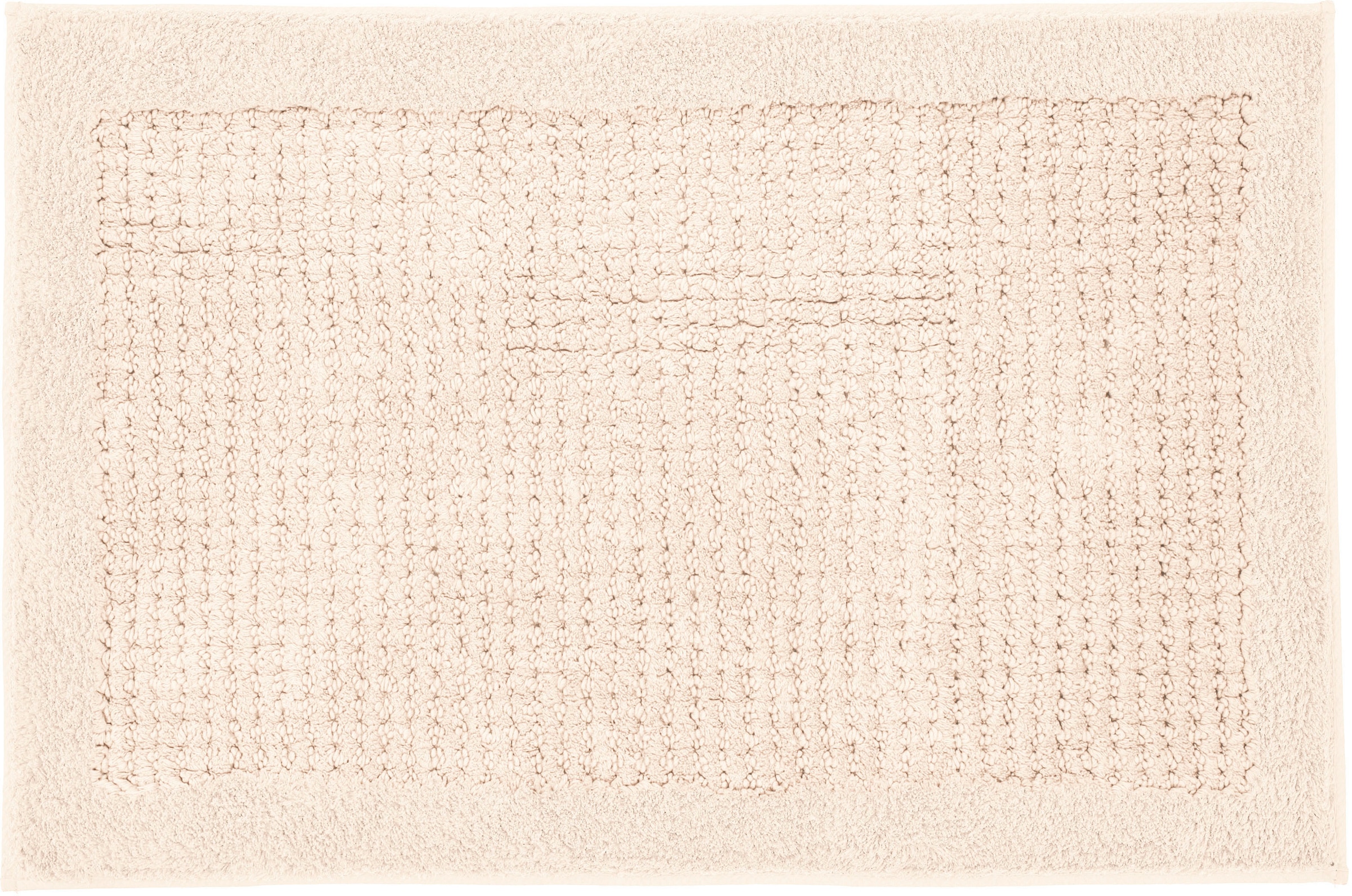 Kleine Wolke Badematte »Net«, rutschhemmend beschichtet, fußbodenheizungsgeeignet, Badteppich, Uni Farben, rutschhhemmend