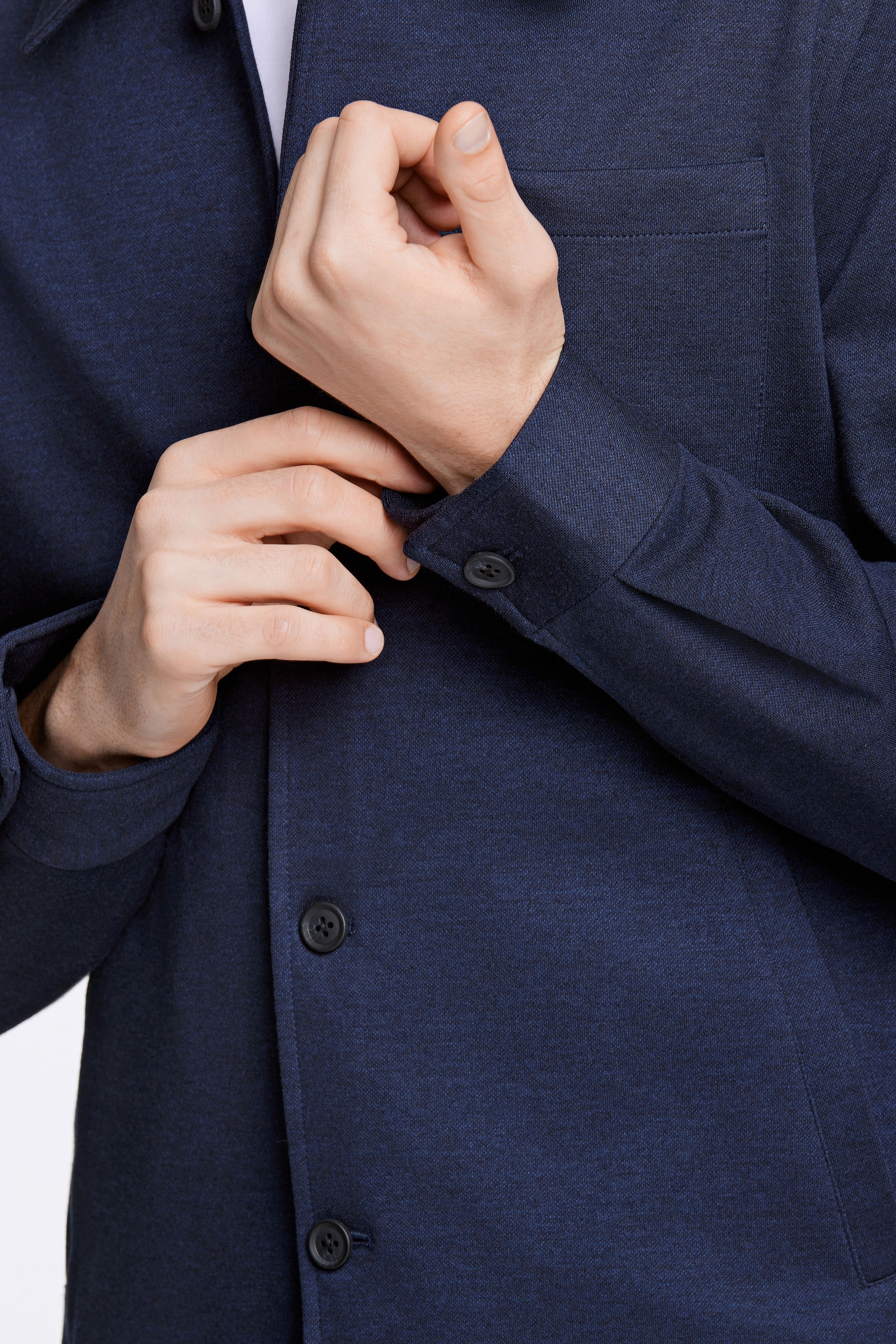 LINDBERGH Blusenjacke, ohne Kapuze, mit Brusttasche und Eingrifftaschen