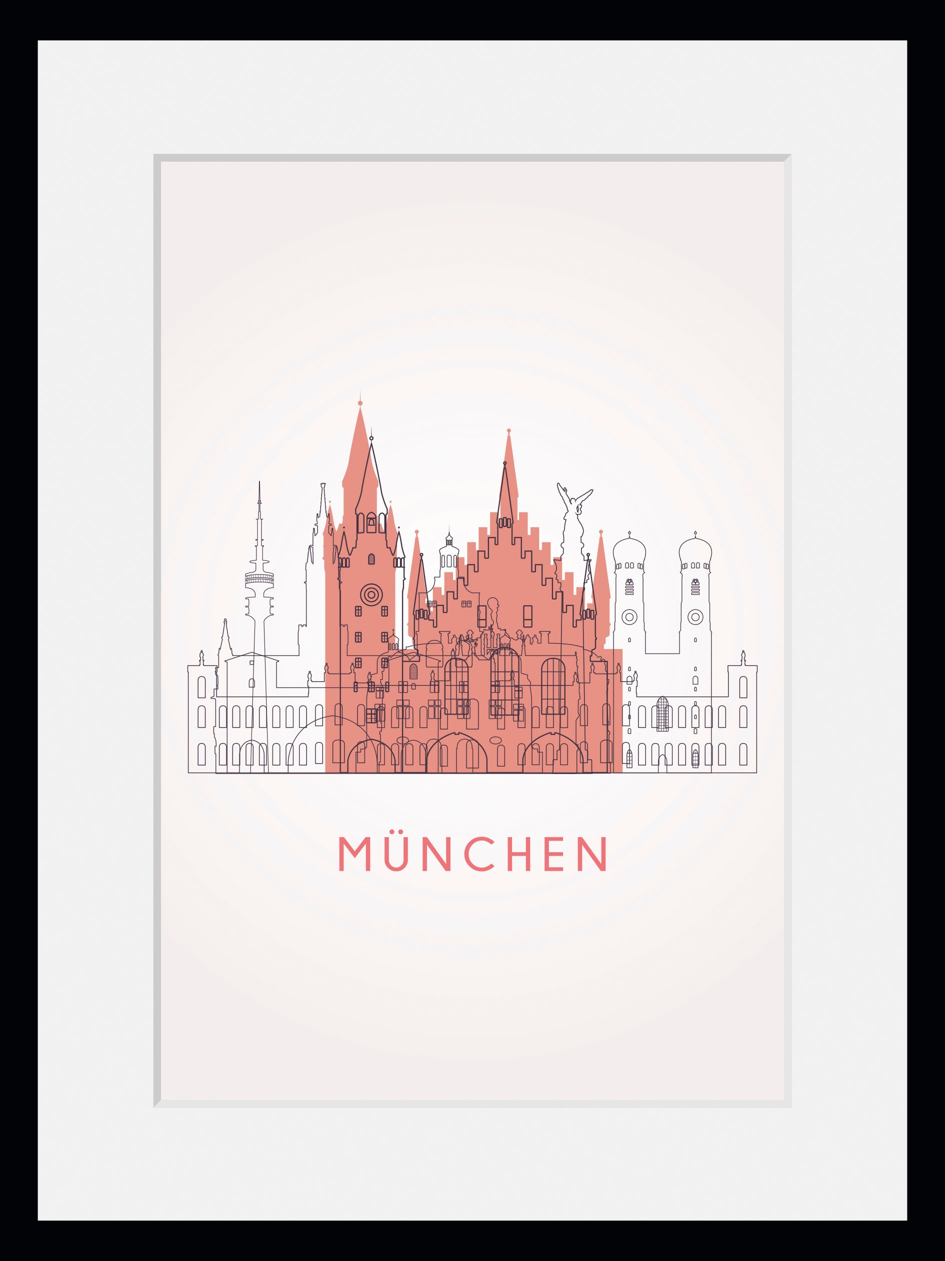queence Bild »München Church«, Gebäude-Kirche-Religion-München-Deutschland- günstig online kaufen