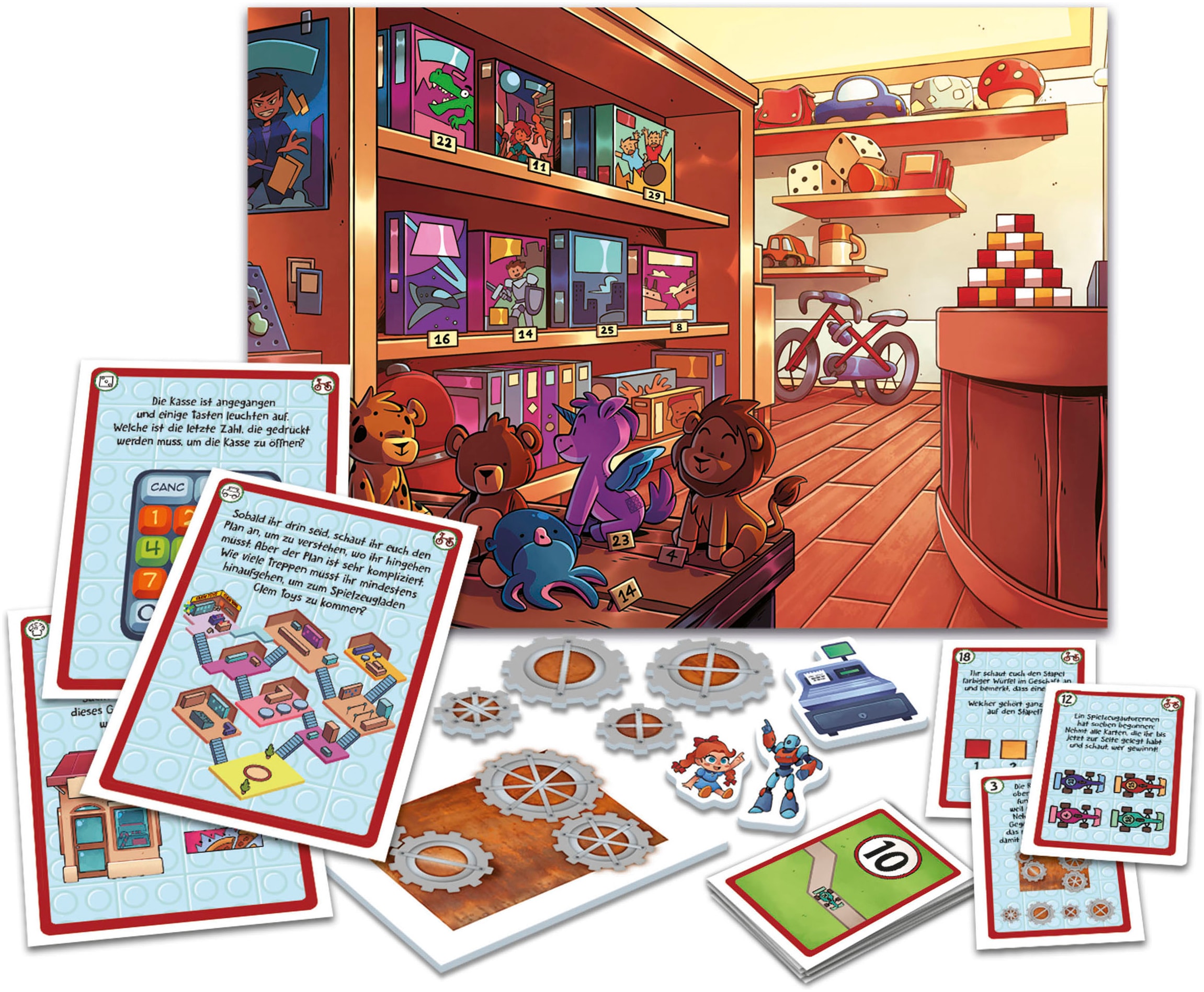 Clementoni® Spiel »Galileo Games, Escape Games, Allein im Spielzeug-Laden«, Made in Europe