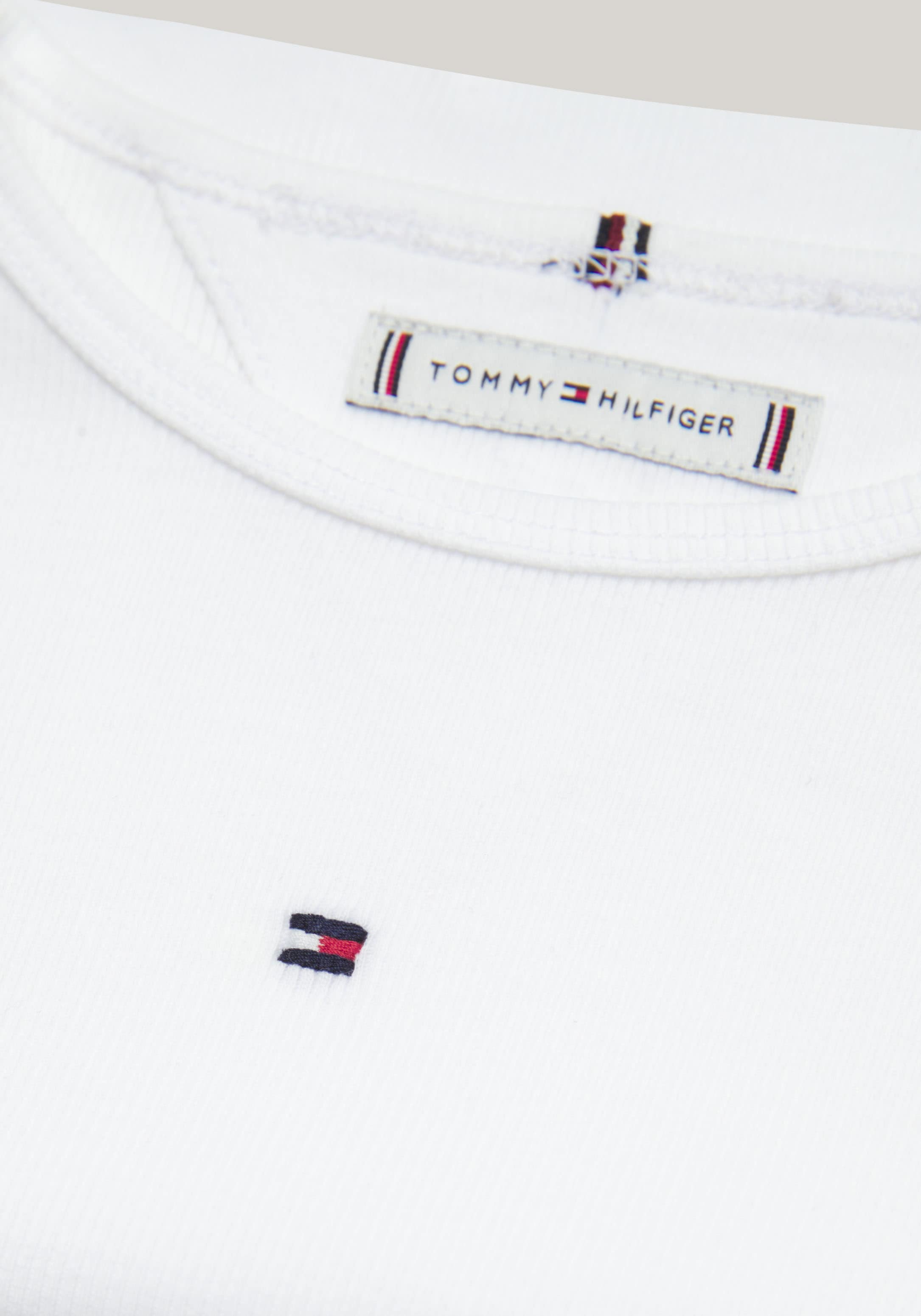 Tommy Hilfiger Langarmshirt »ESSENTIAL RIB TOP L/S«, mit Babylock Saum