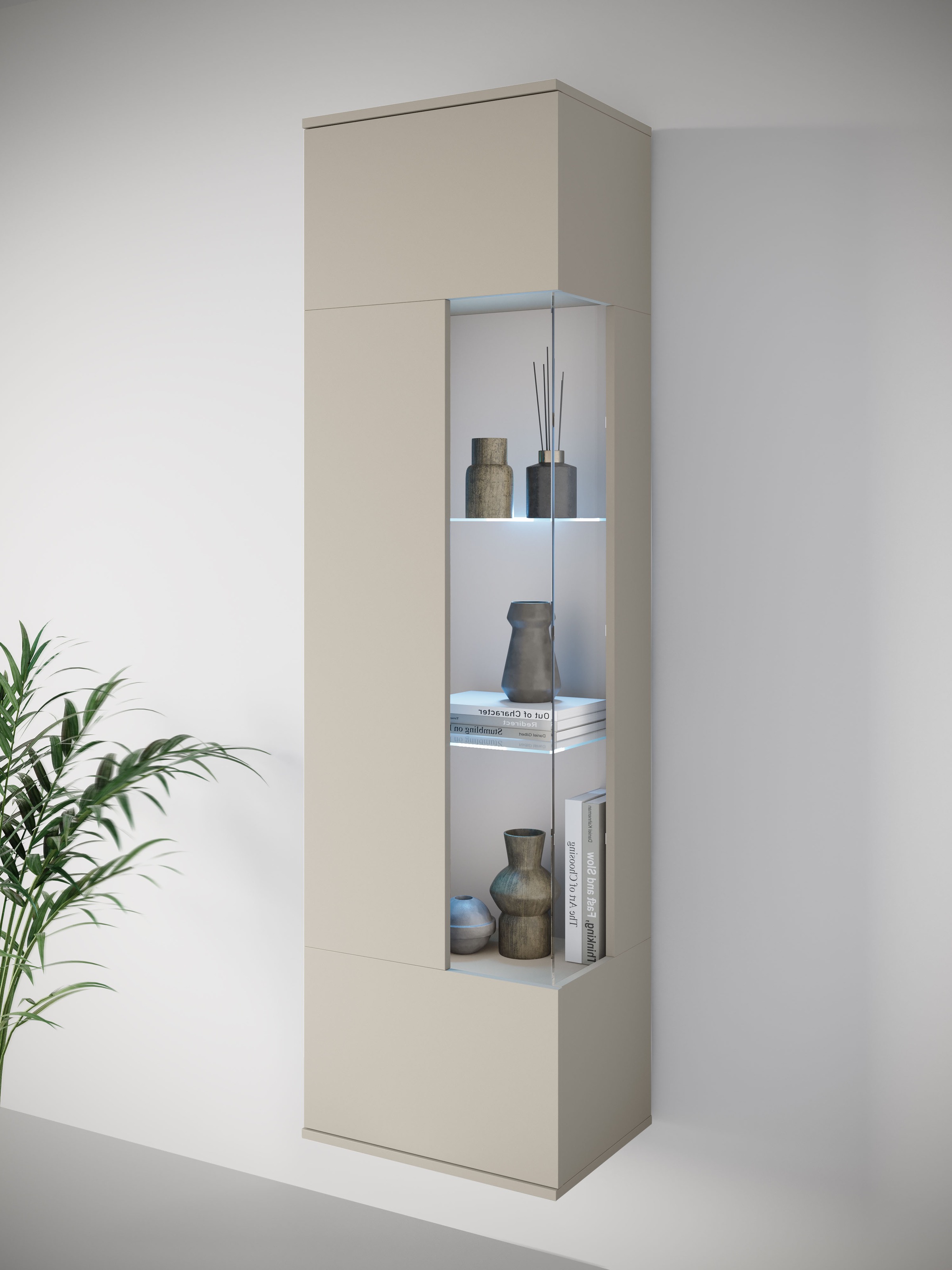 INOSIGN Vitrine »Kenia, stehend und hängend, Türanschlag wechselbar«, (1 St günstig online kaufen