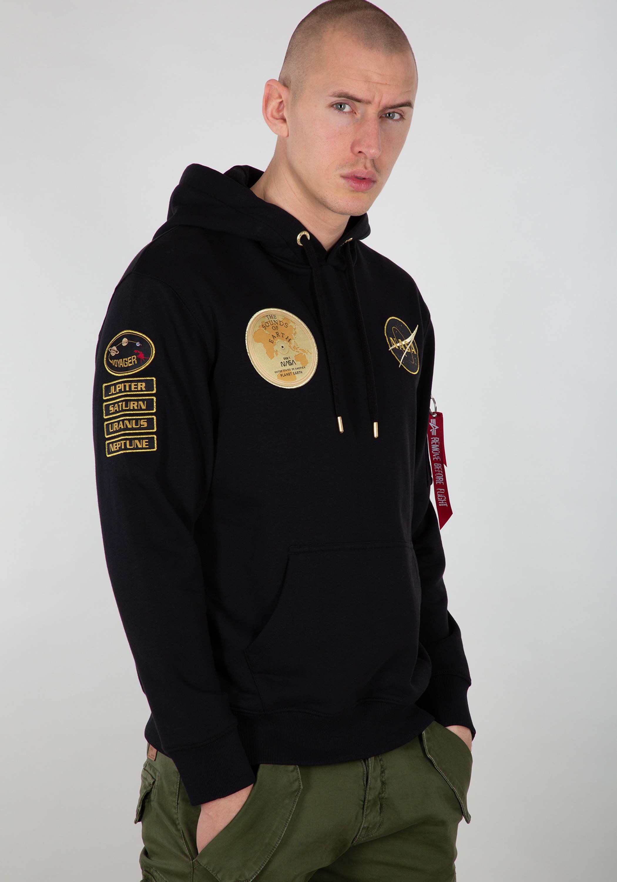 Alpha Industries Hoodie »Alpha Industries Men - Hoodies NASA Voyager Hoodie«