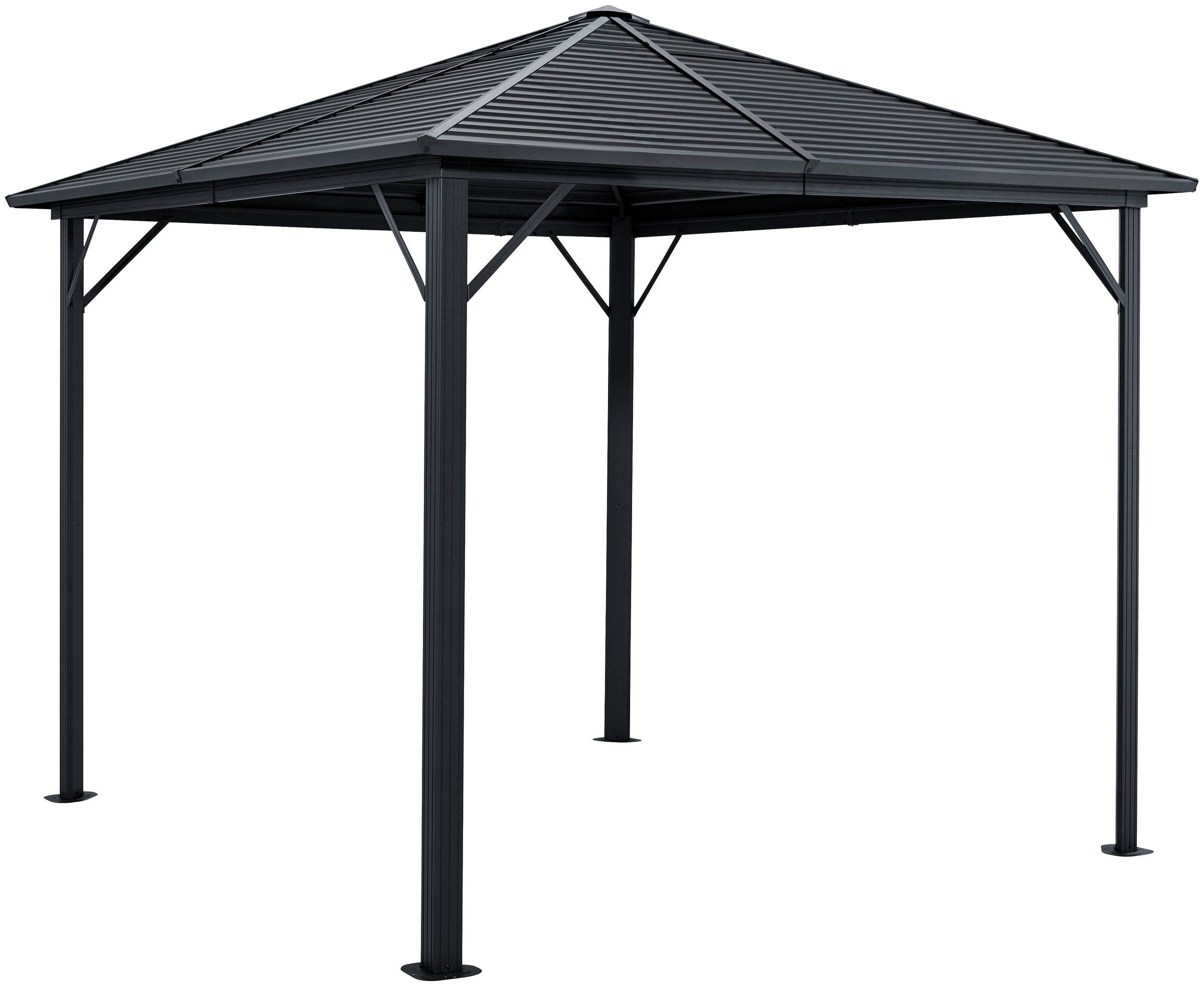 KONIFERA Pavillon »Barbados« BxT: 300x300 cm, Aluminiumgestell, ohne Seitenteile