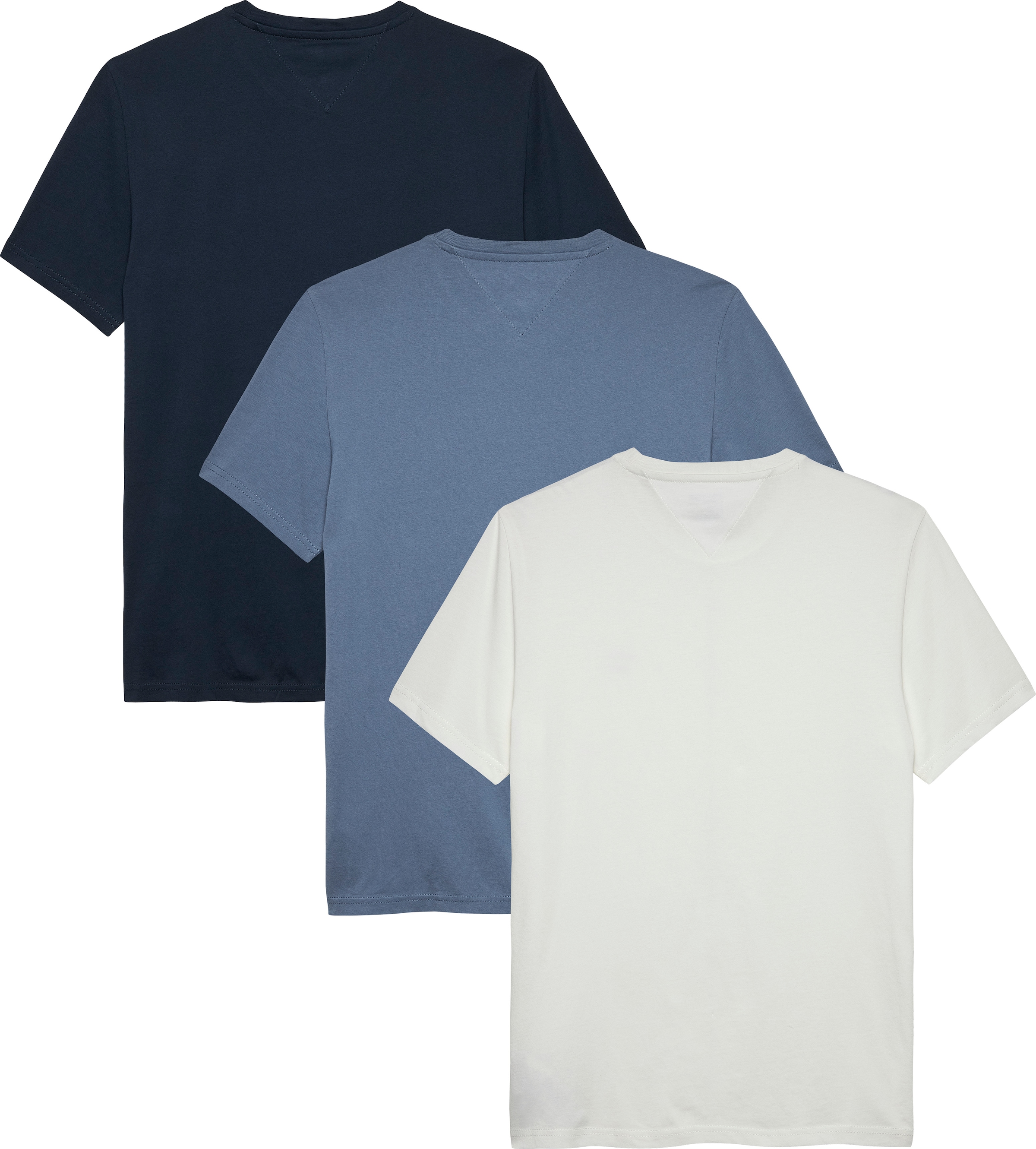 Tommy Jeans T-Shirt »TJM XSLIM 3 PACK TEE«, Mit Rundhalsausschnitt