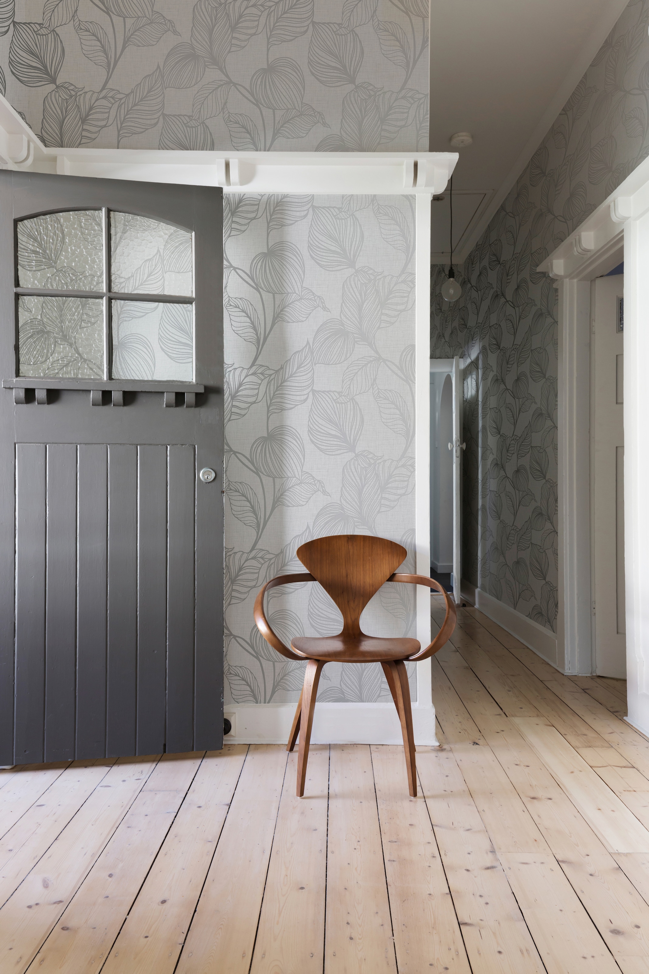 Boutique Vliestapete »Royal Palm« botanisch aufgeschäumt Dunkelblau - 10mx52cm