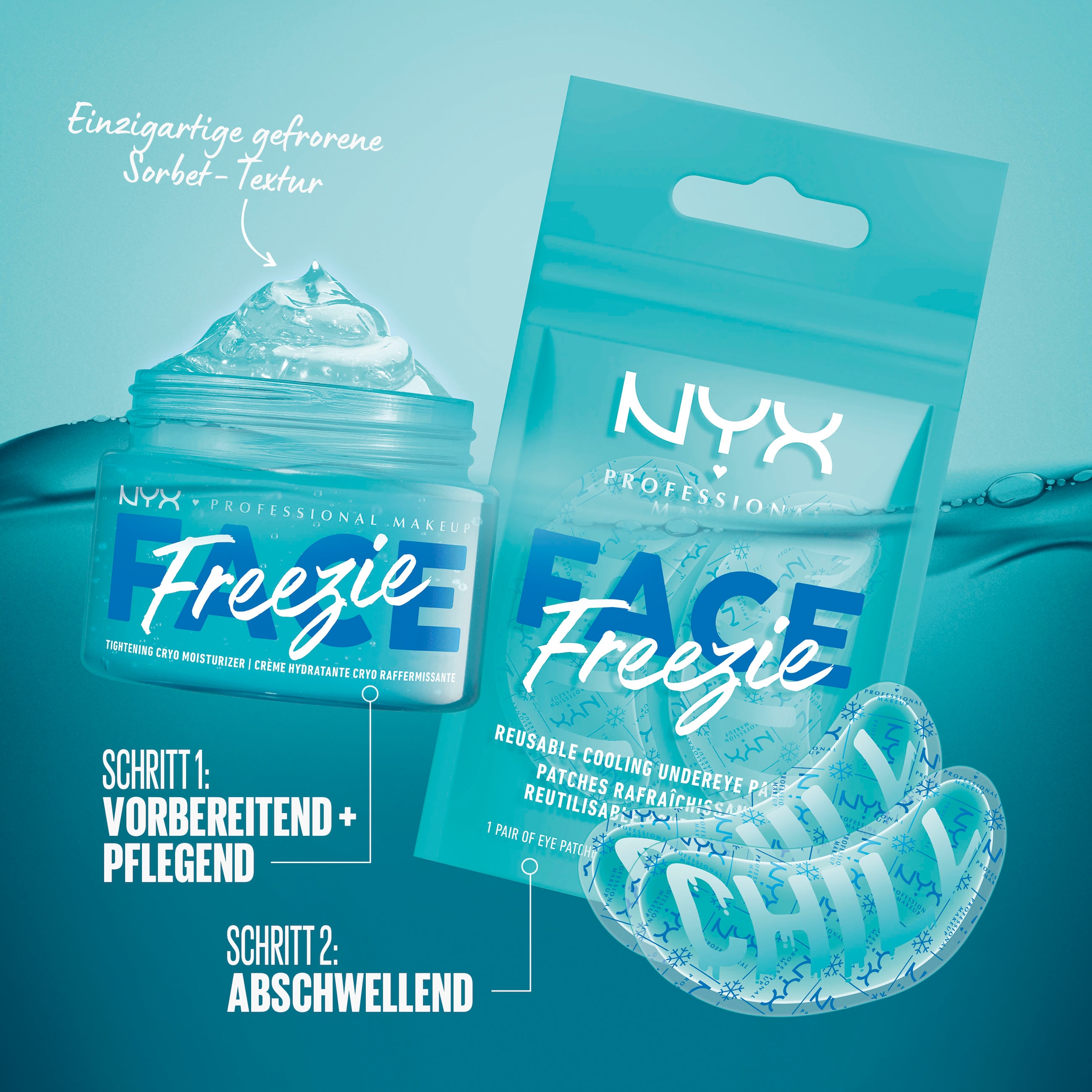 NYX PROFESSIONAL MAKEUP Primer »Makeup Face Freezie Primer + Moisturizer« mit langanhaltender Formel