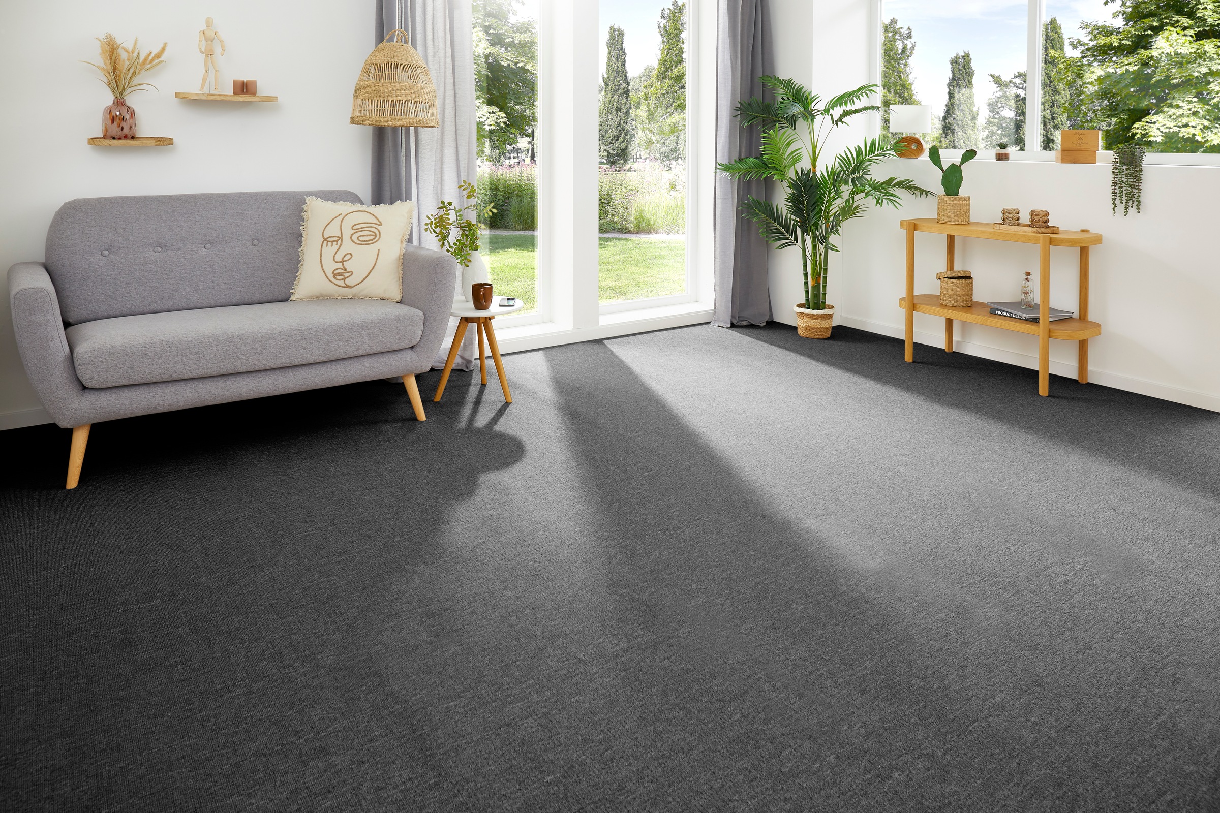 my home Teppichboden »Benno, Schlinge, Made in Netherlands«, rechteckig, 0, günstig online kaufen