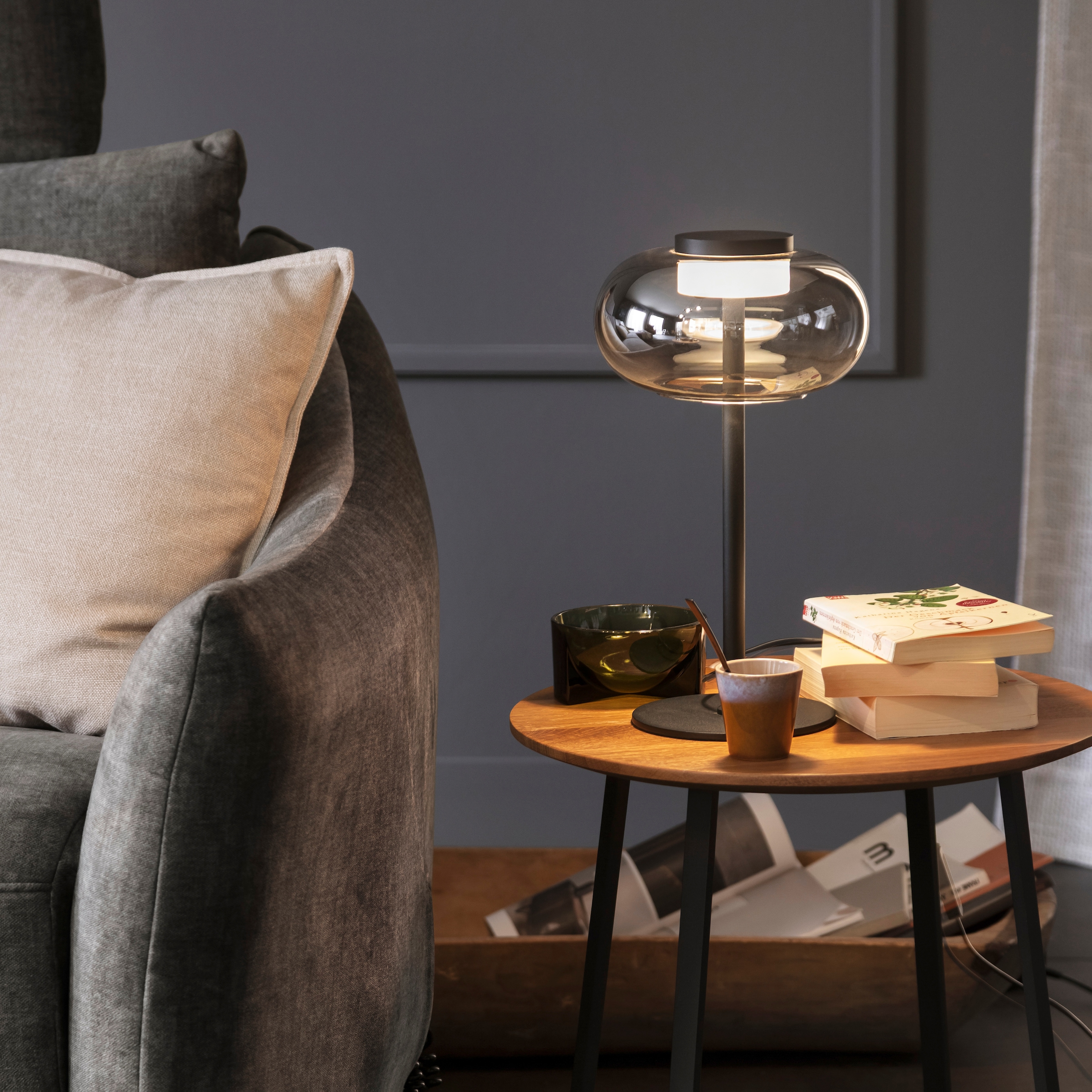 SCHÖNER WOHNEN-Kollektion LED Tischleuchte »SIA« LED-Board 1 Stk. Warmweiß SCHÖNER WOHNEN Kollektion, Schnurschalter
