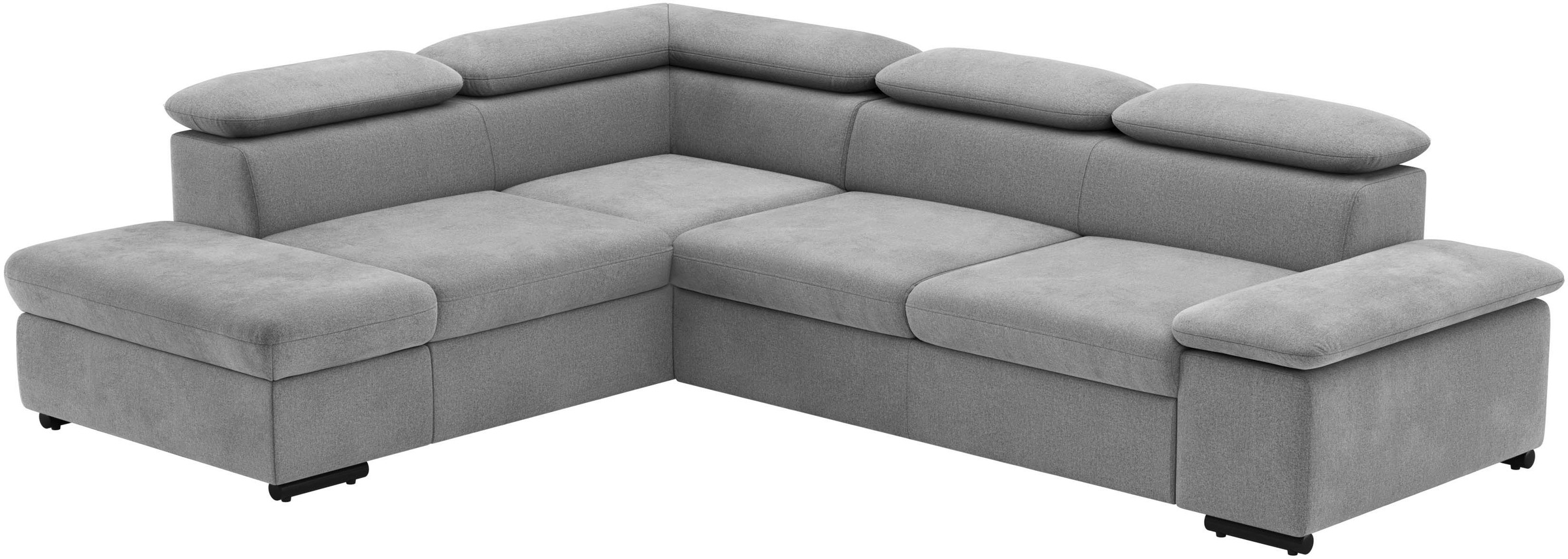 sit&more Ecksofa »Alcudia L-Form«, mit Armteilverstellung, optional Kopfteilverstellung und Bettfunktion