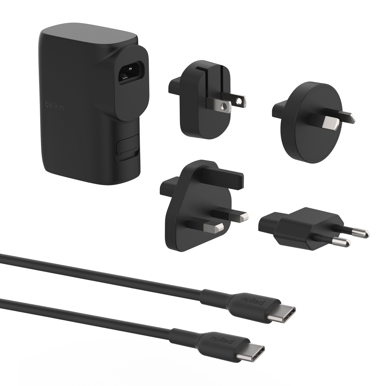 Belkin Smartphone-Ladegerät »BoostCharge Hybrid-Ladegerät (25 W) mit Powerbank 5K«, geeignet für Apple iPhone/iPad, Samsung Galaxy, Google Pixel