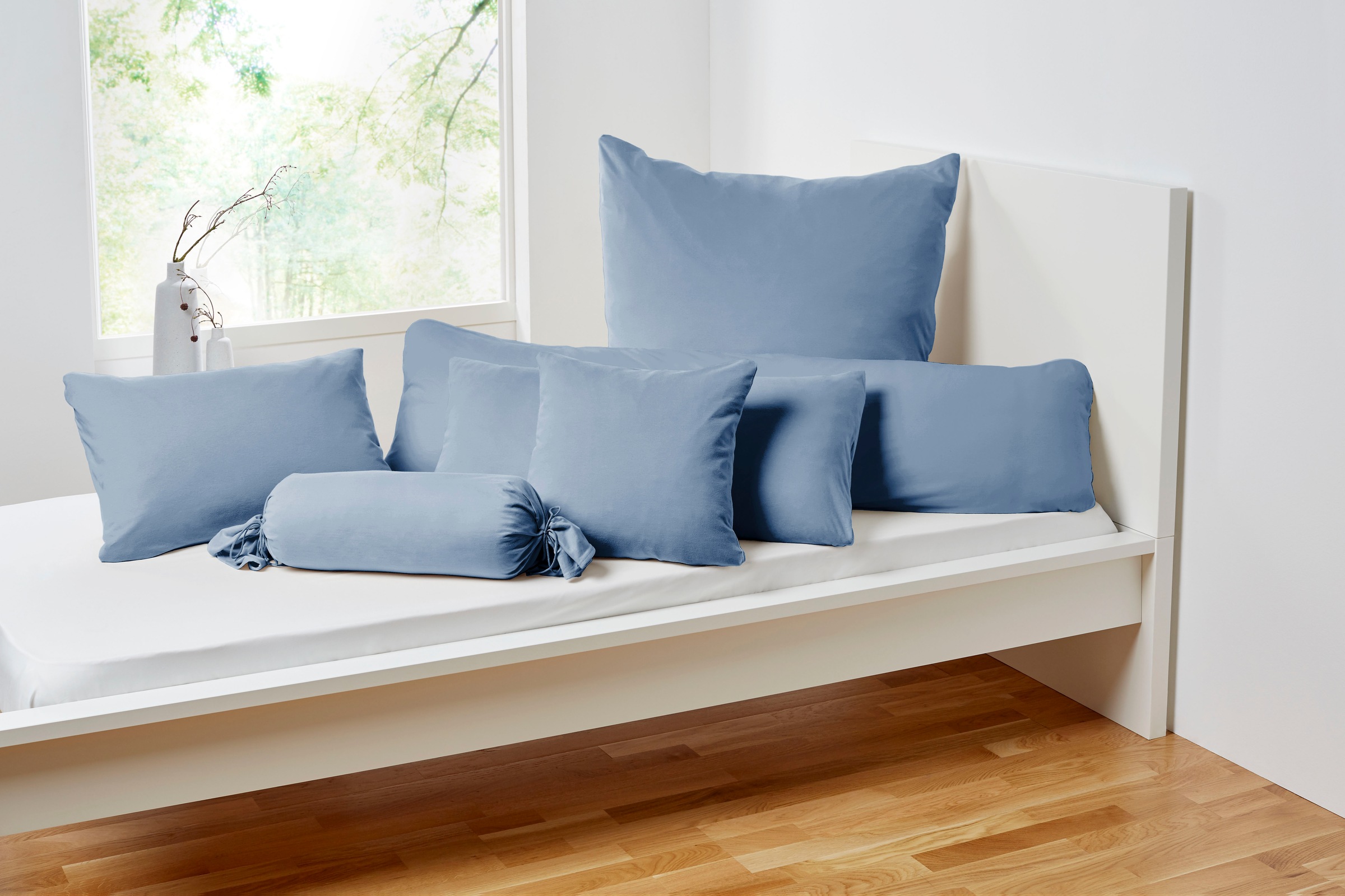 Primera Kissenbezug »Primera Mako-Feinjersey Kissenbezug im Doppelpack« In günstig online kaufen