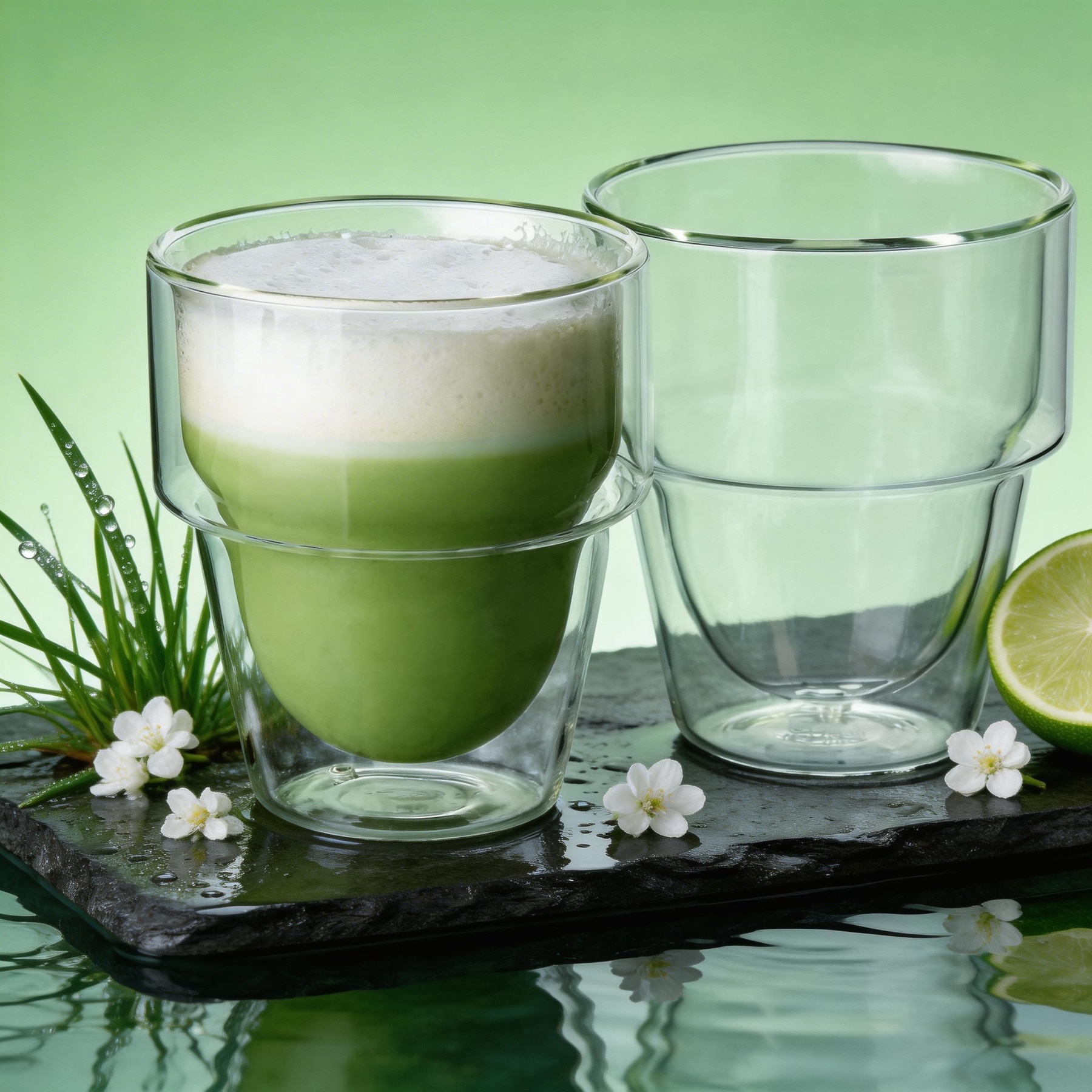 Mulex Latte-Macchiato-Glas »Mulex Gläser Set Duo Small« doppelwandiges Trinkglas ideal f. Kaffee, Cappuccino, Latte Macchiatto