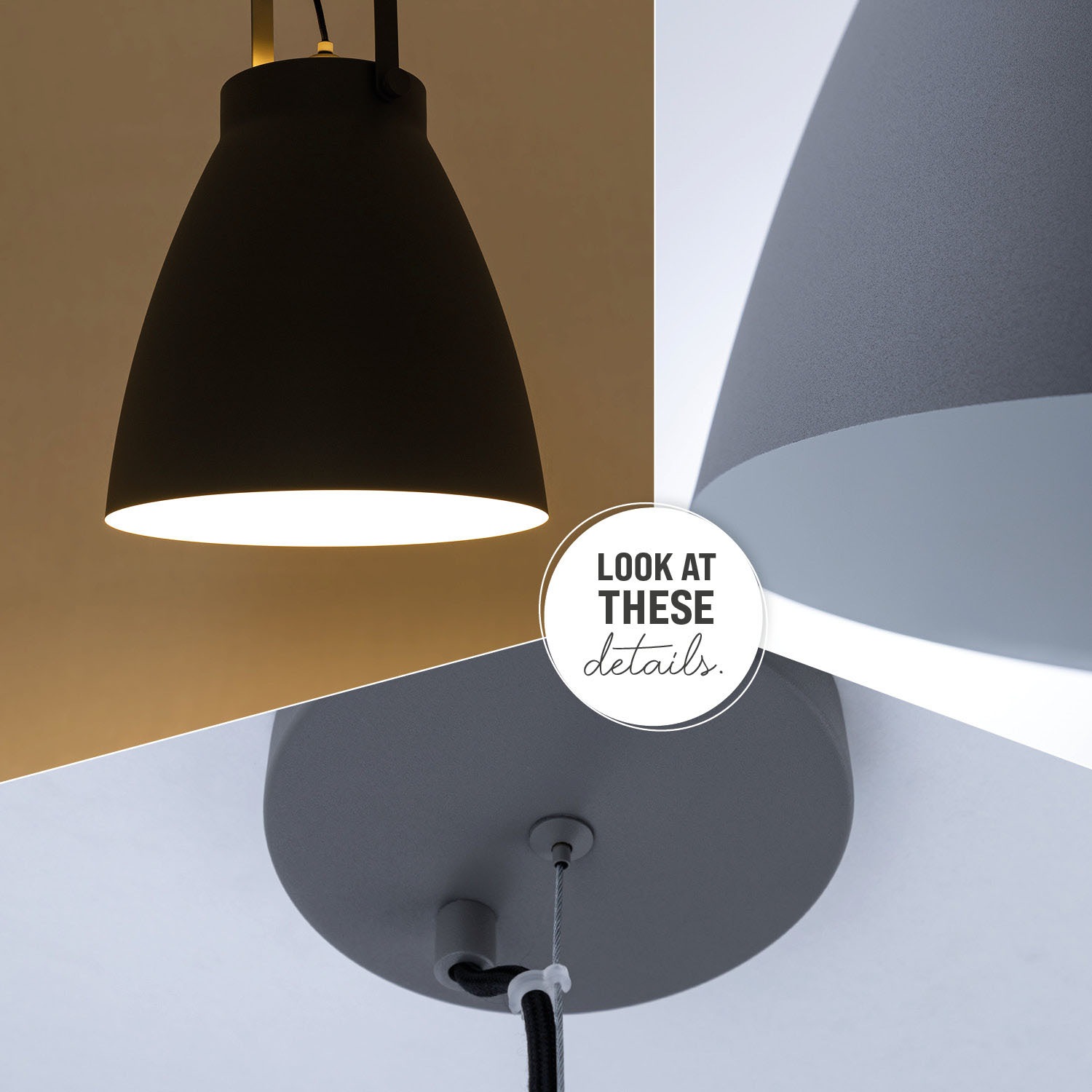 Paco Home Pendelleuchte »BOONE PD« E27 Stehleuchte Modern Wohnzimmer  Industrial Scheinwerfer Design E27