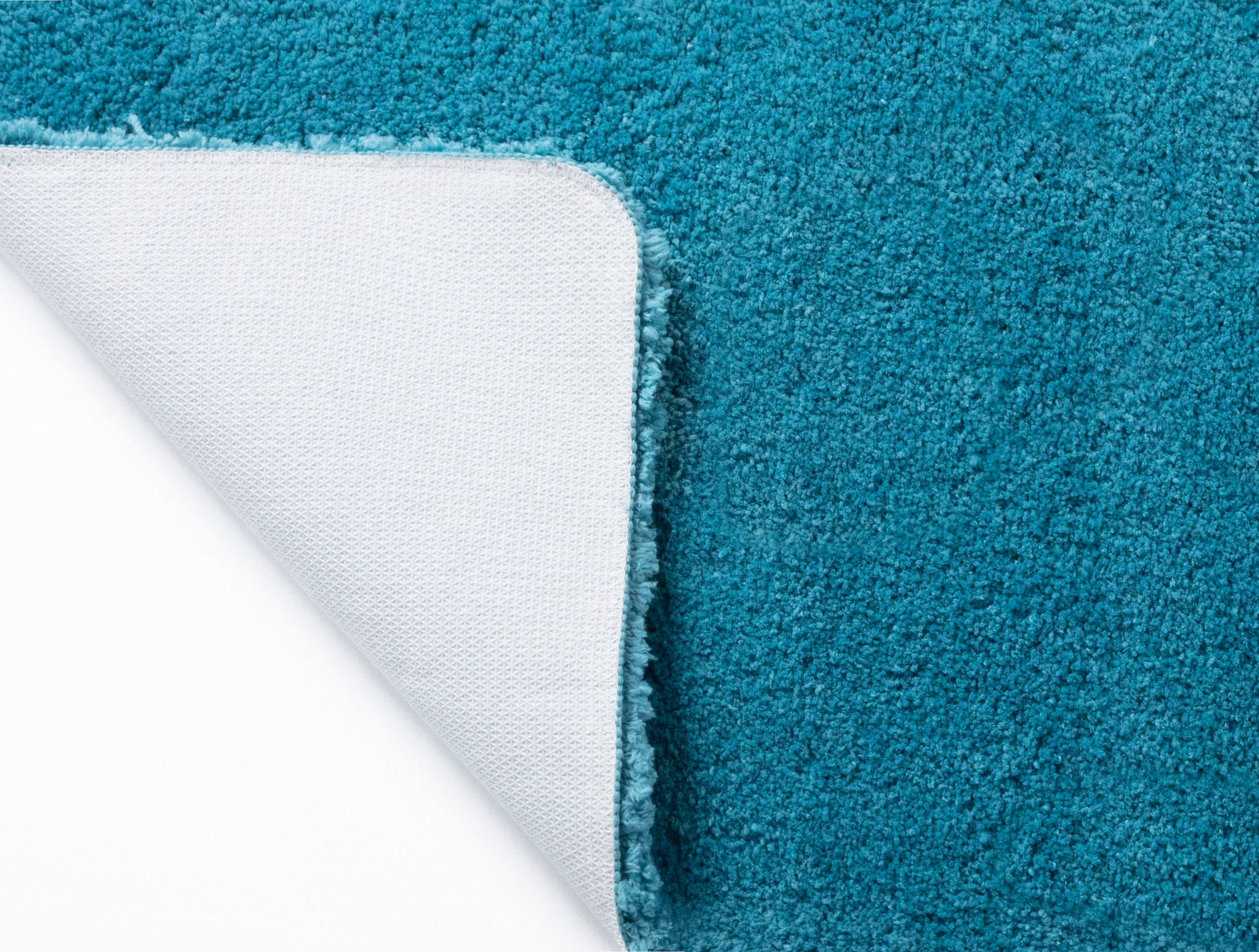 my home Badematte »Sanremo, Badvorleger, Badezimmer Teppich, sehr weich«, rutschhemmend beschichtet, fußbodenheizungsgeeignet-schnell trocknend, Badteppich, unifarben, rechteckig, rund & als 3-tlg. Set erhältlich