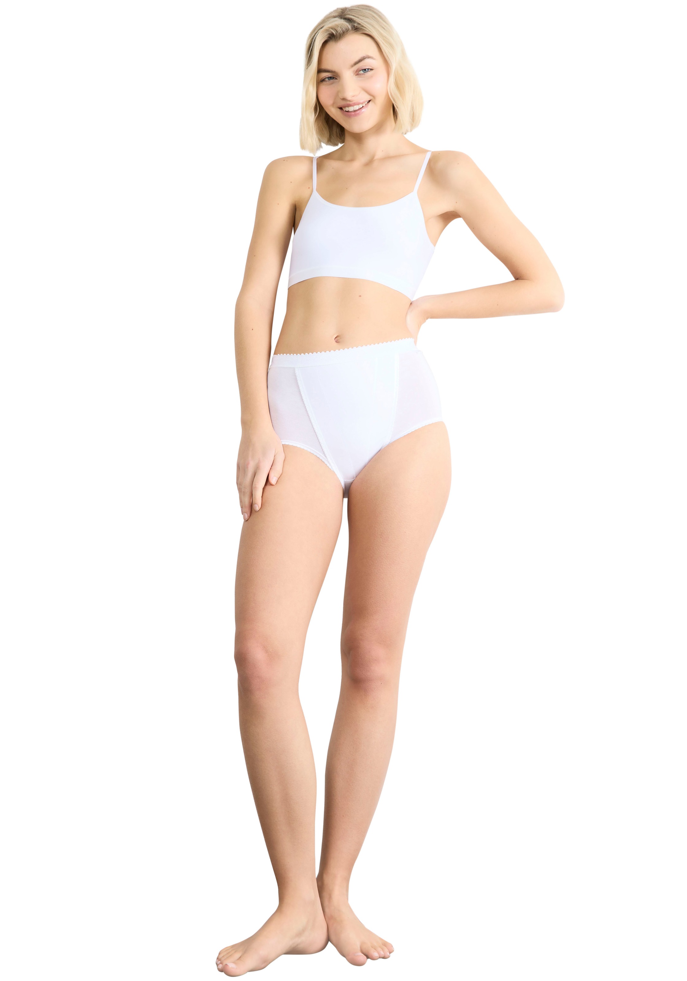 sloggi Shapingslip »Control« 2er Pack,  doppellagige Bauchpartie, formend, Baumwollmix, elastisch