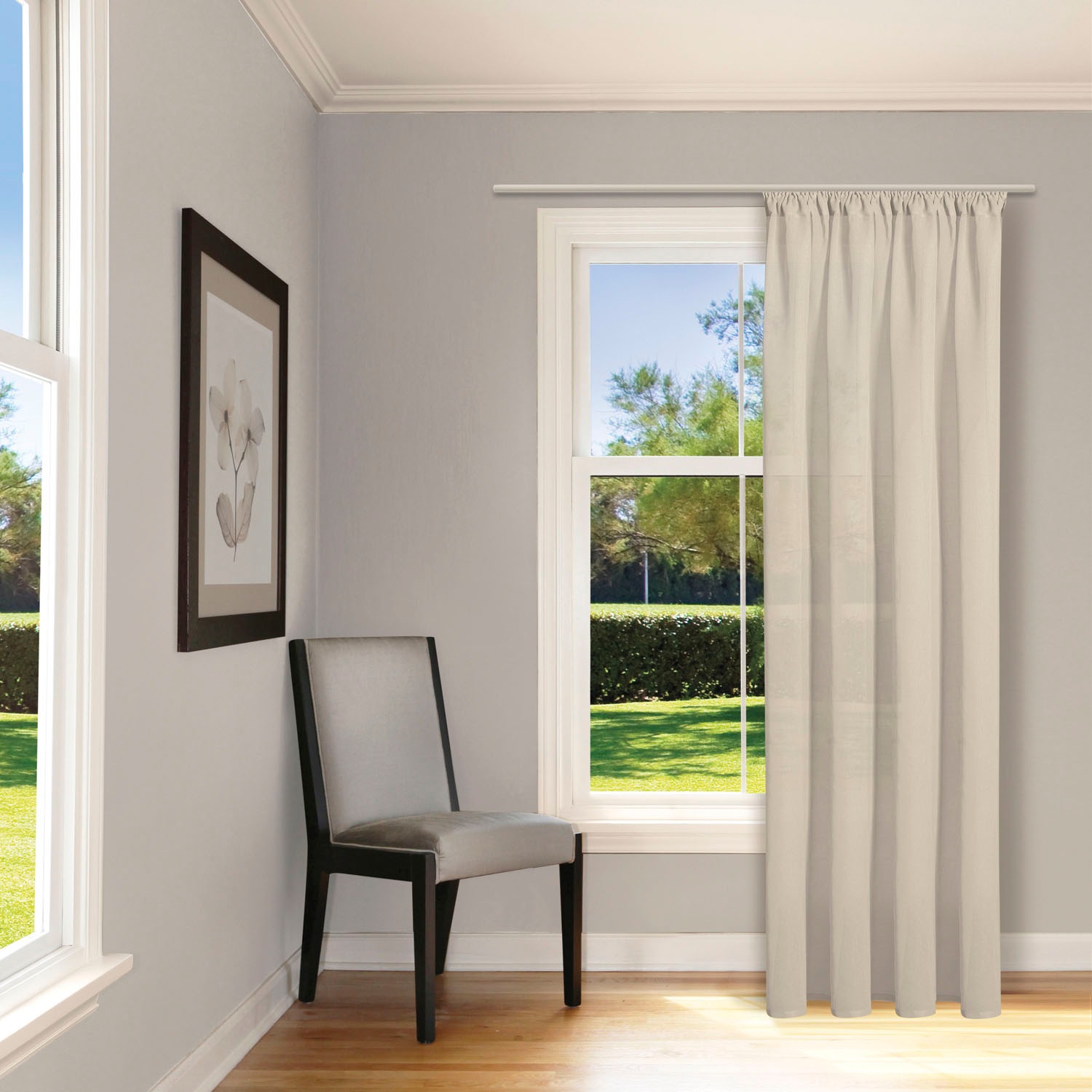 Feel of Nature Gardine »Freja« Kräuselband 1 Stk. tlg. HxB: 245x140 günstig online kaufen