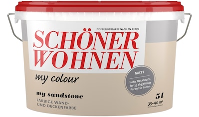 SCHÖNER WOHNEN-Kollektion Wand- und Deckenfarbe »my colour - my sandstone«, 5 Liter,... kaufen