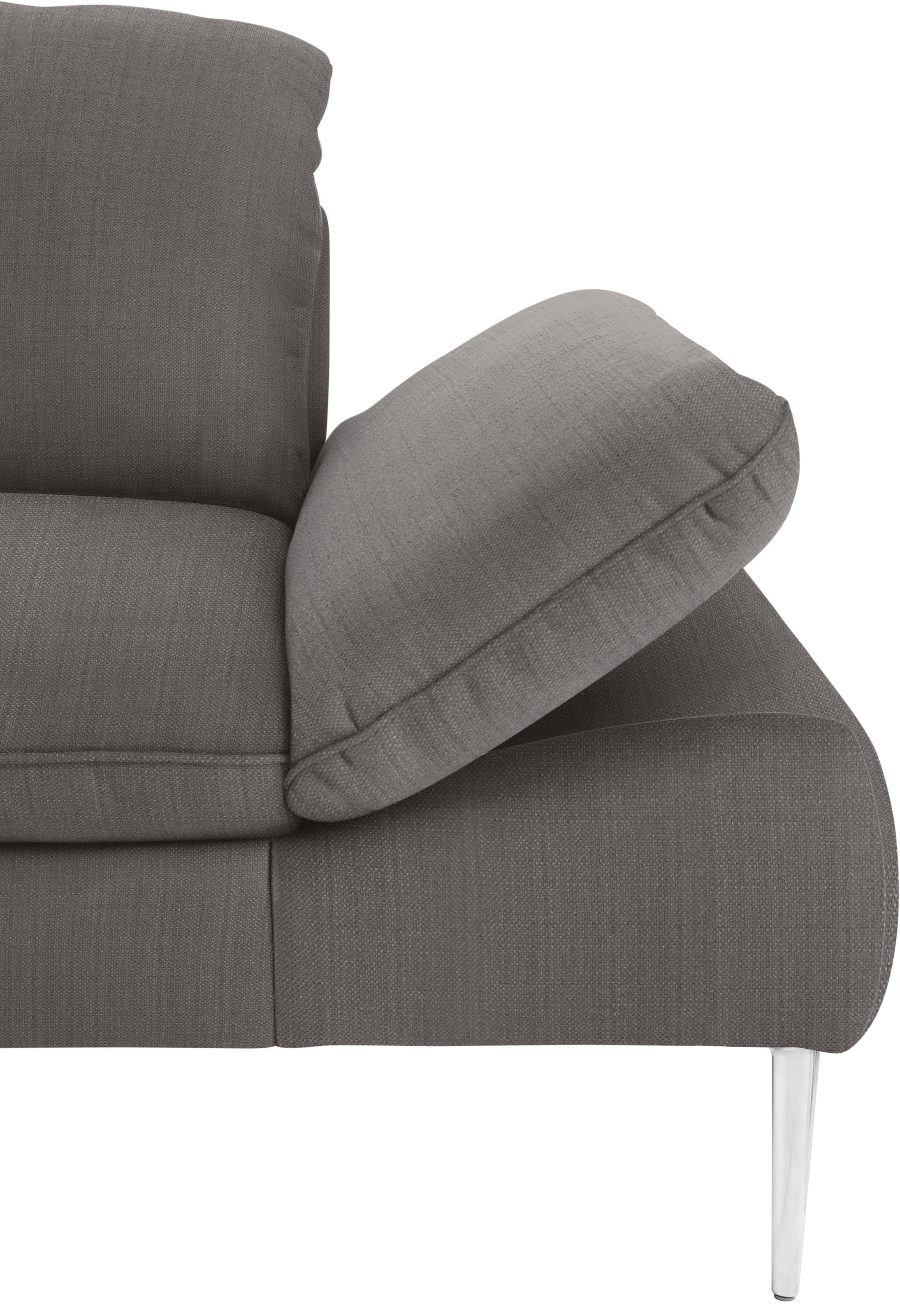 W.SCHILLIG 2,5-Sitzer »enjoy&MORE«, mit Sitztiefenverstellung, Füße Chrom glänzend, Breite 232 cm
