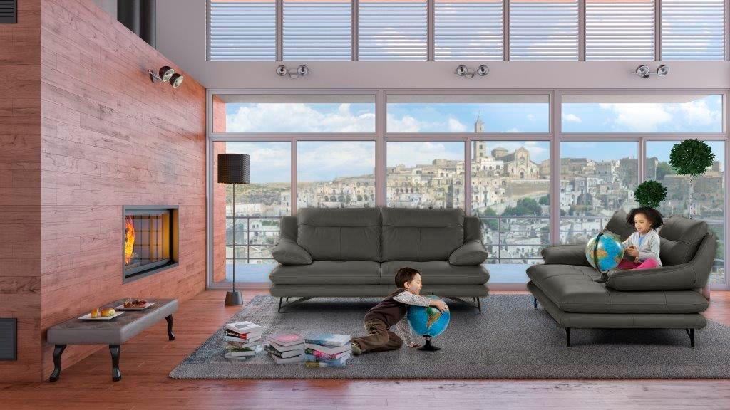 CALIA ITALIA 2-Sitzer »Cezanne, italienisches Design trifft erstklassigen Sitzkomfort, Leder«, Edles Designsofa in besonders langlebigen & pflegeleichten Lederarten